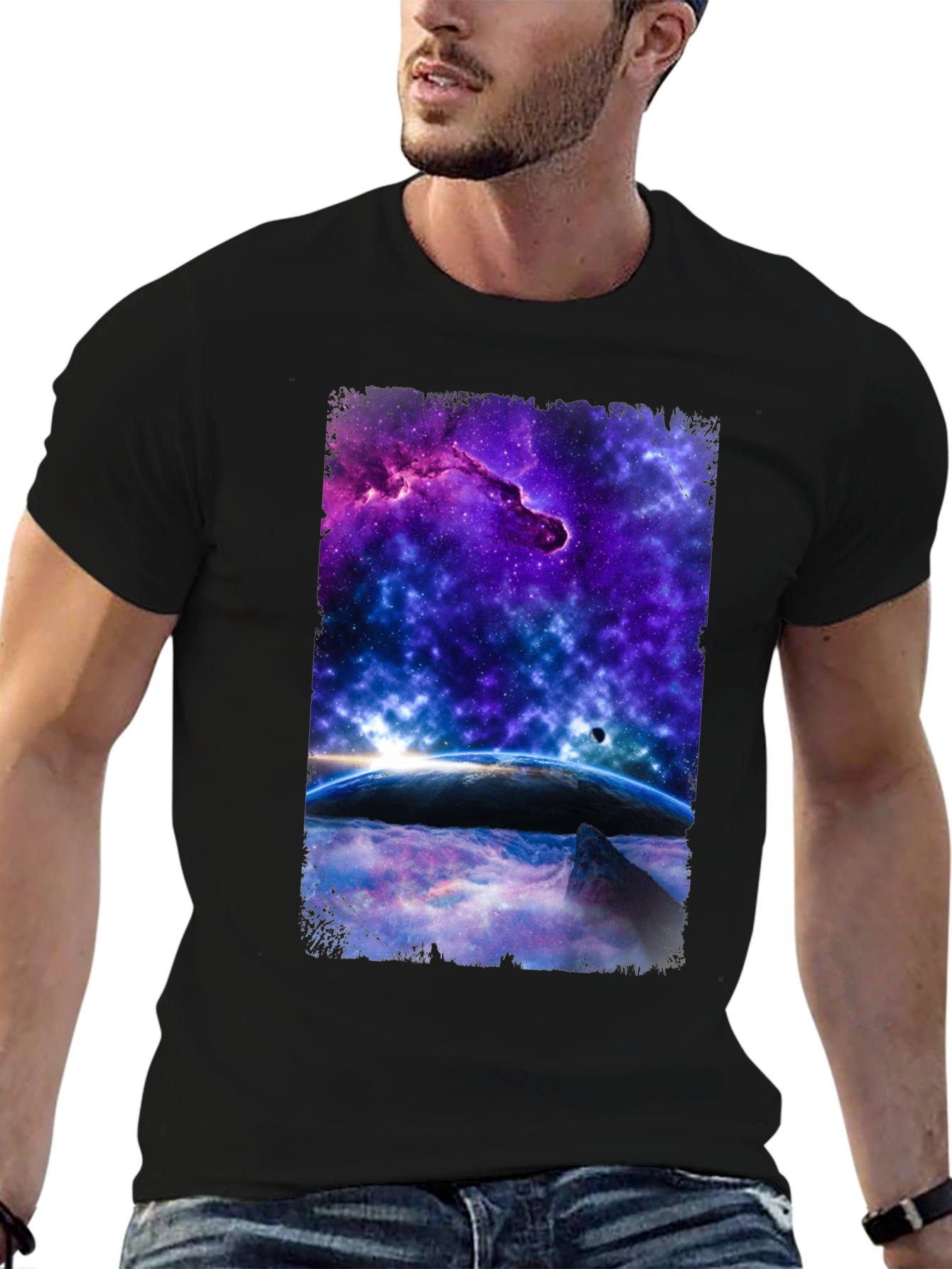 Cosmic Dreams T-Shirt - Galaxy Design