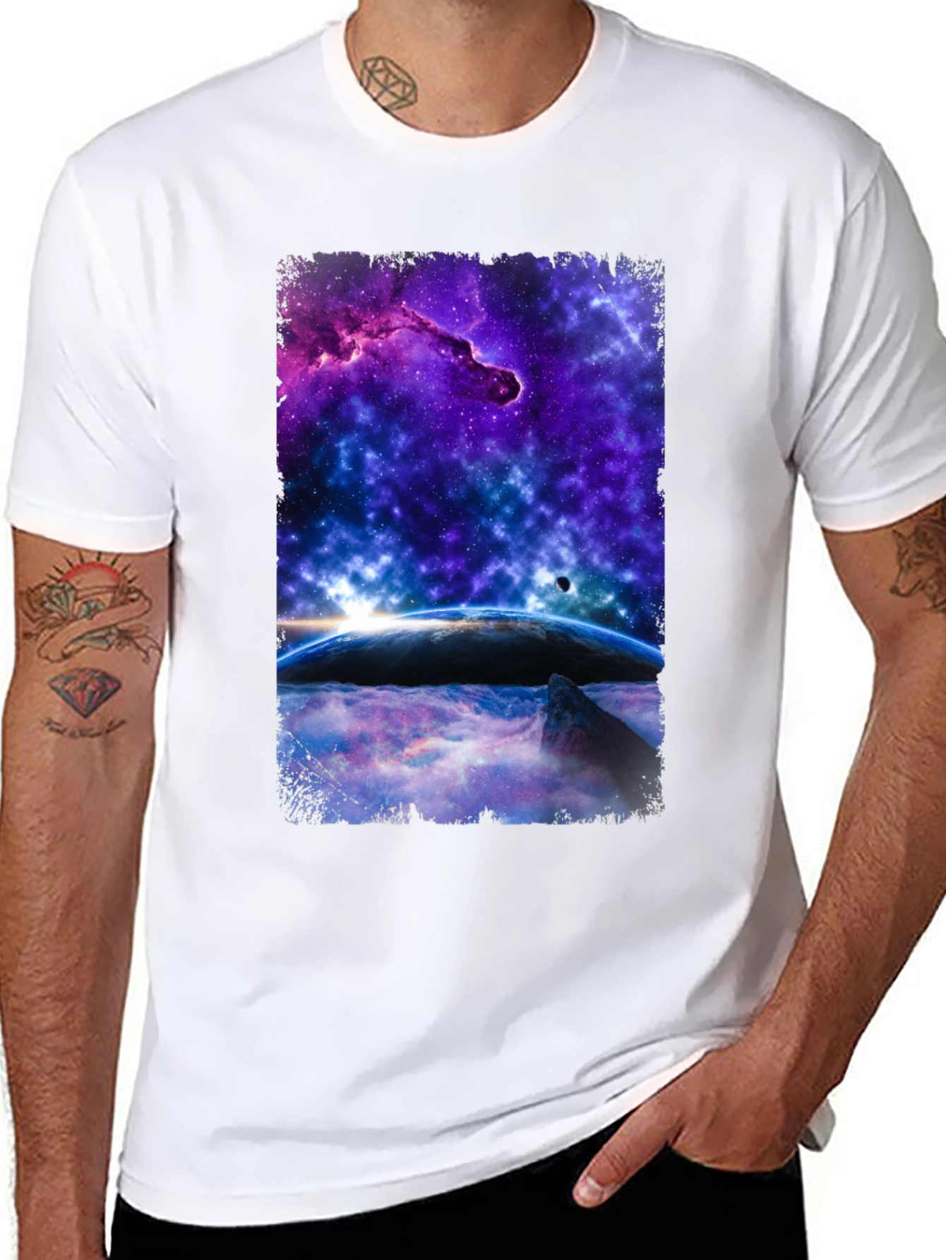 Cosmic Dreams T-Shirt - Galaxy Design