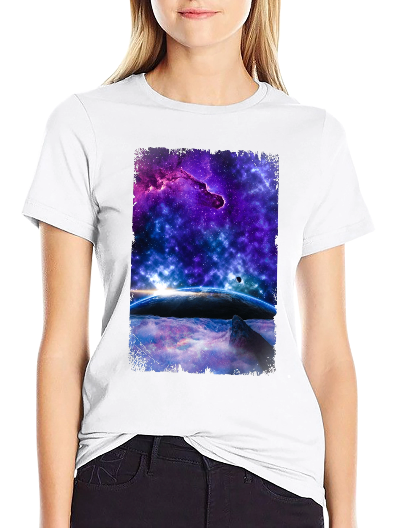 Cosmic Dreams T-Shirt - Galaxy Design