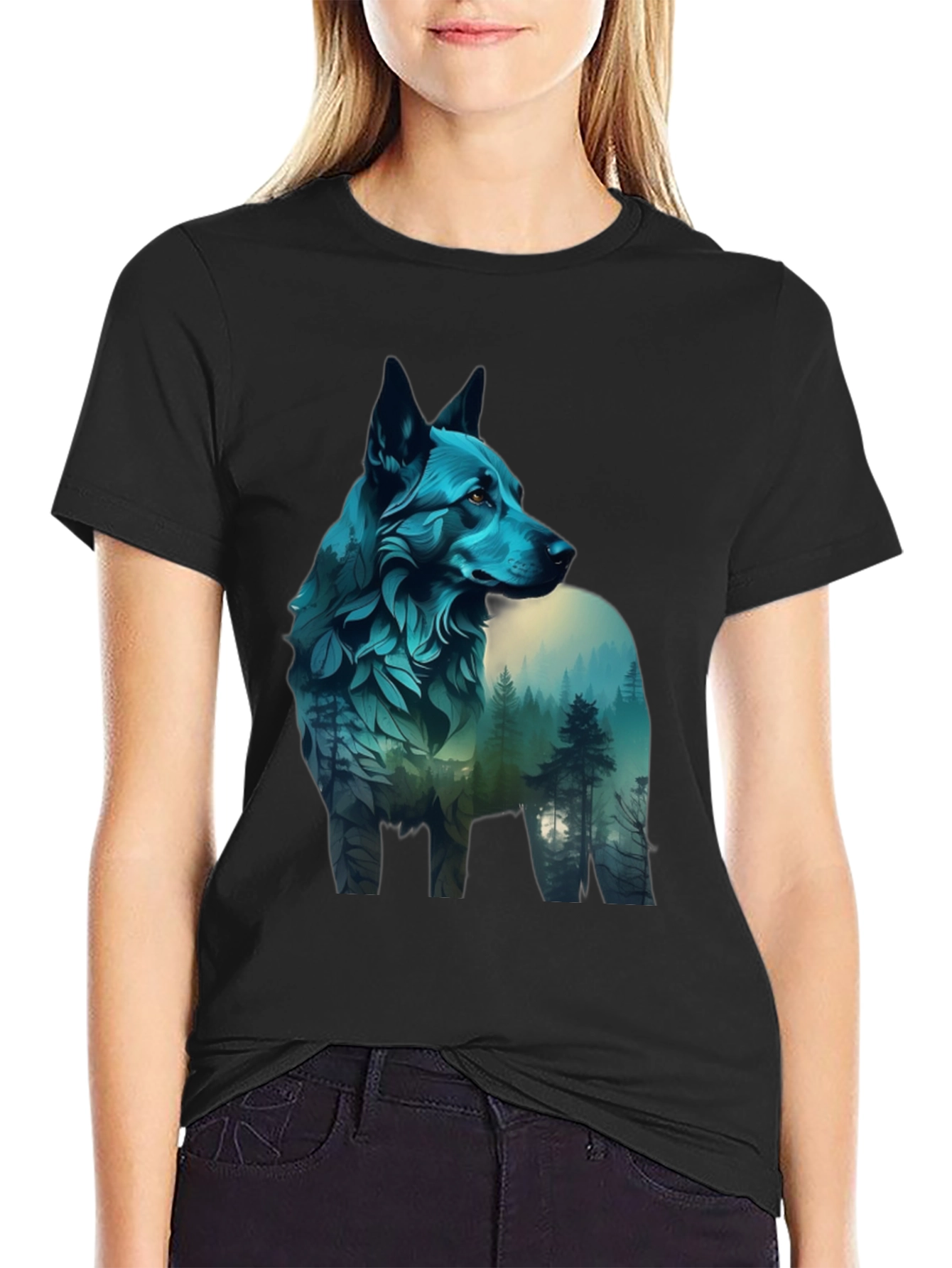 Nature Wolf Graphic Tee
