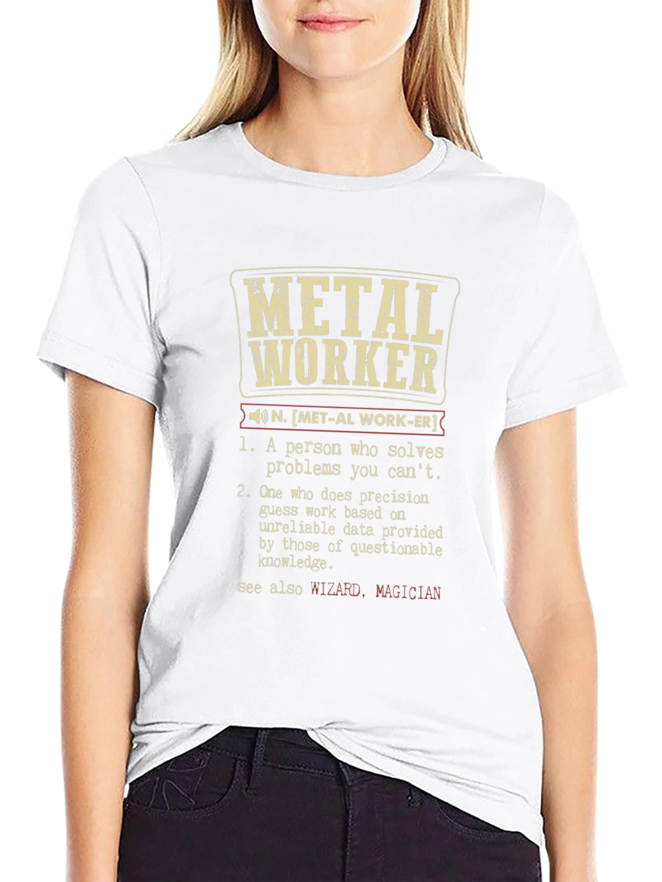 Metal Worker Definition T-Shirt