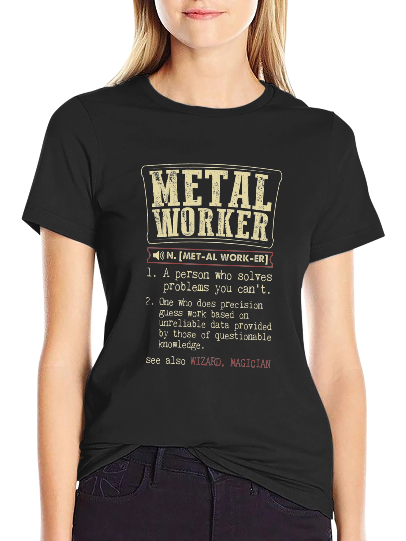 Metal Worker Definition T-Shirt
