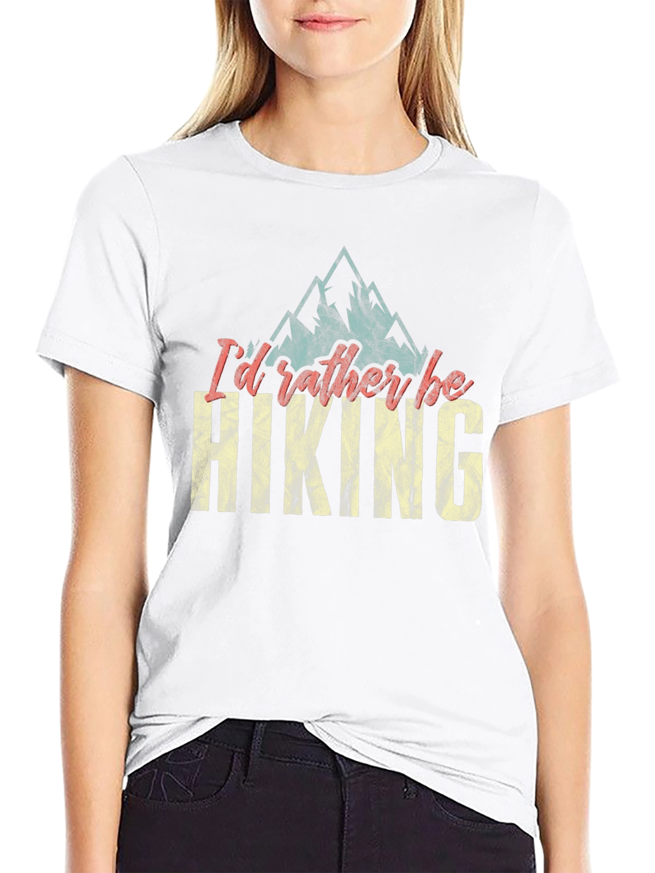Hiking T-Shirt: Id Rather Be Hiking Tee