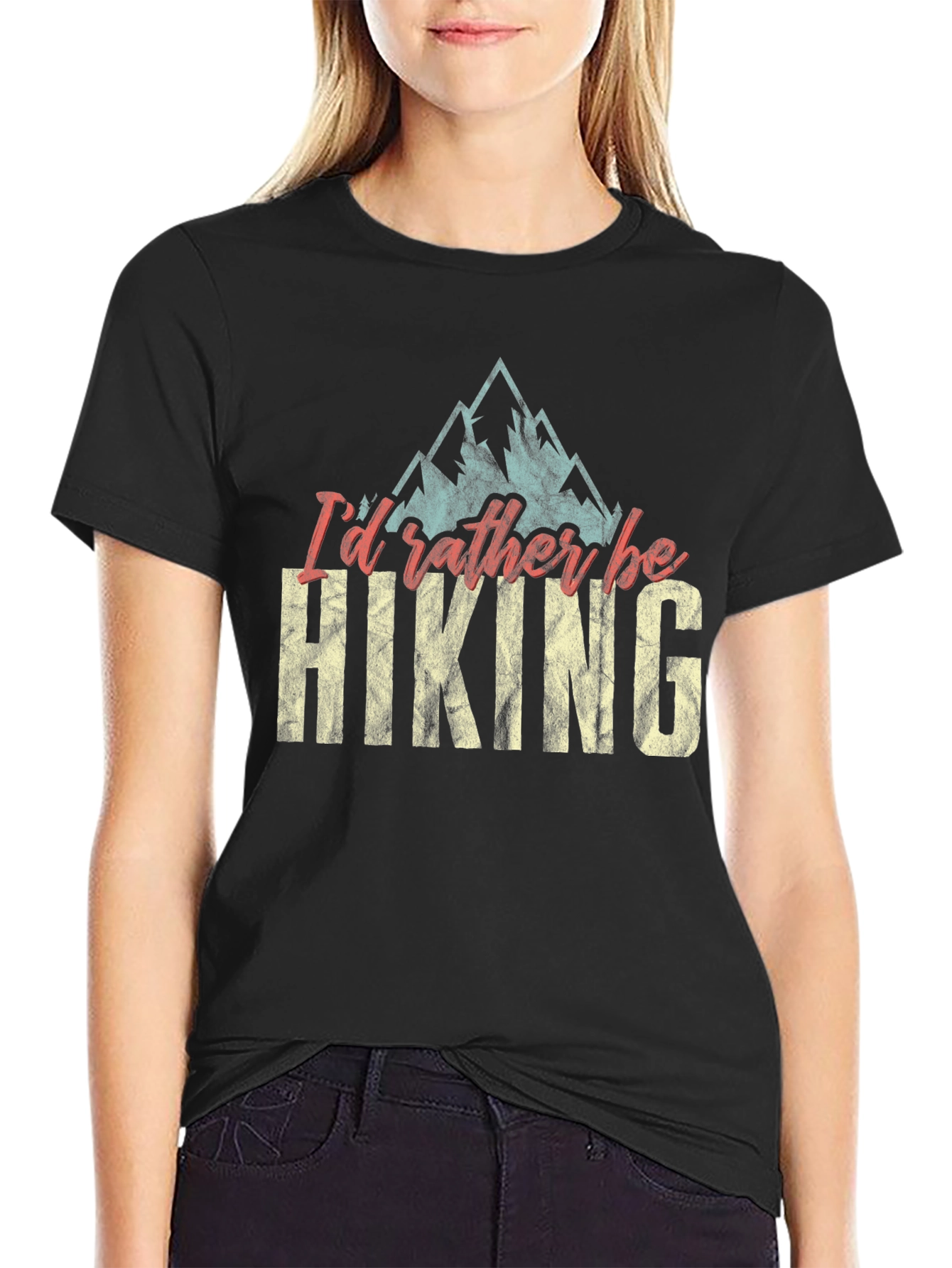 Hiking T-Shirt: Id Rather Be Hiking Tee