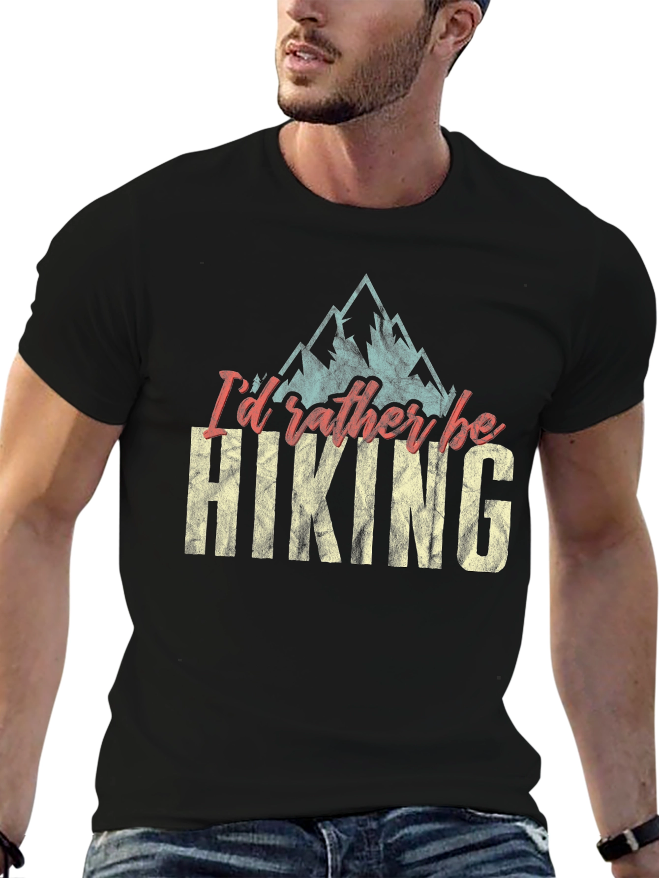 Hiking T-Shirt: Id Rather Be Hiking Tee