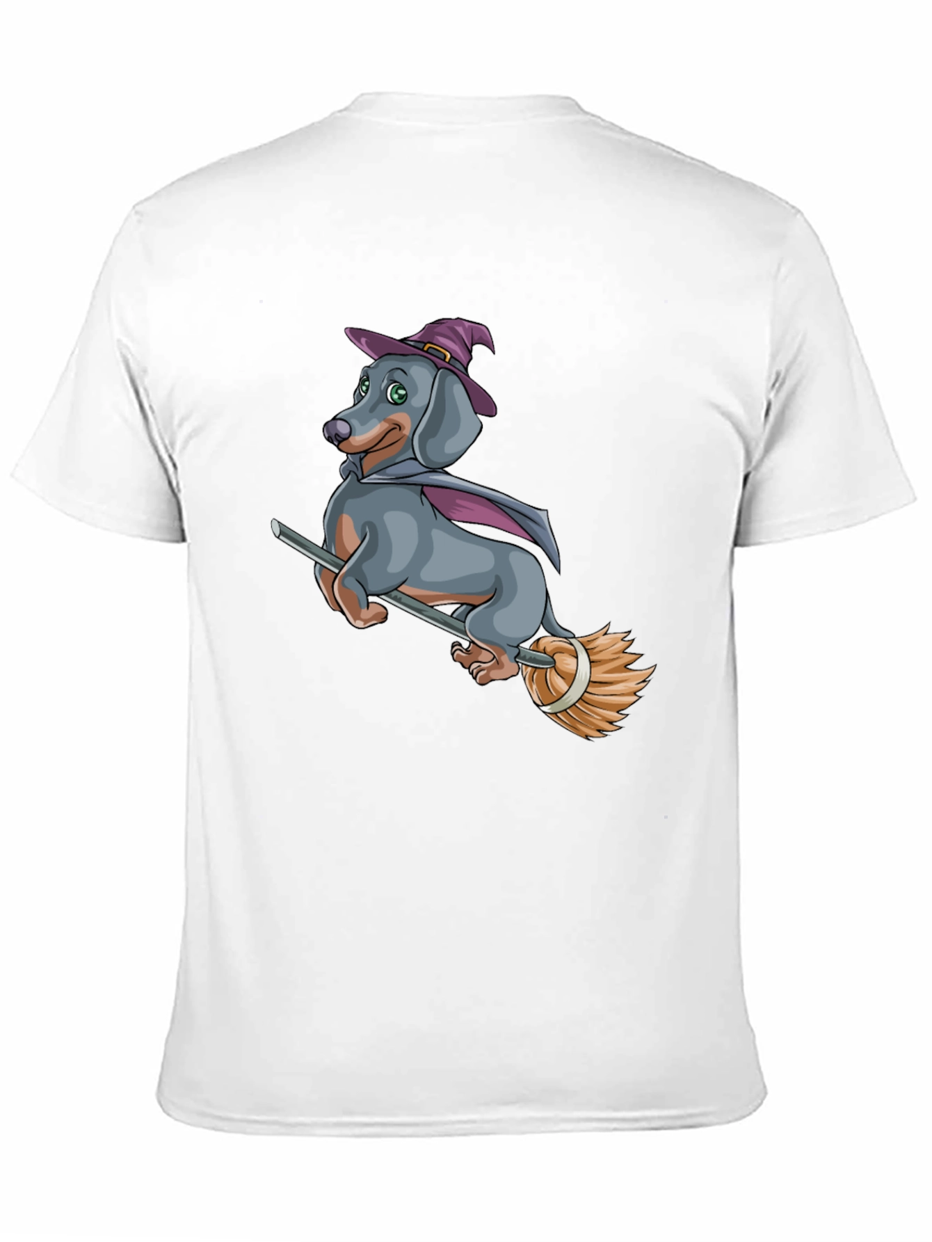 Witch Dachshund T-Shirt - Halloween Dog Tee