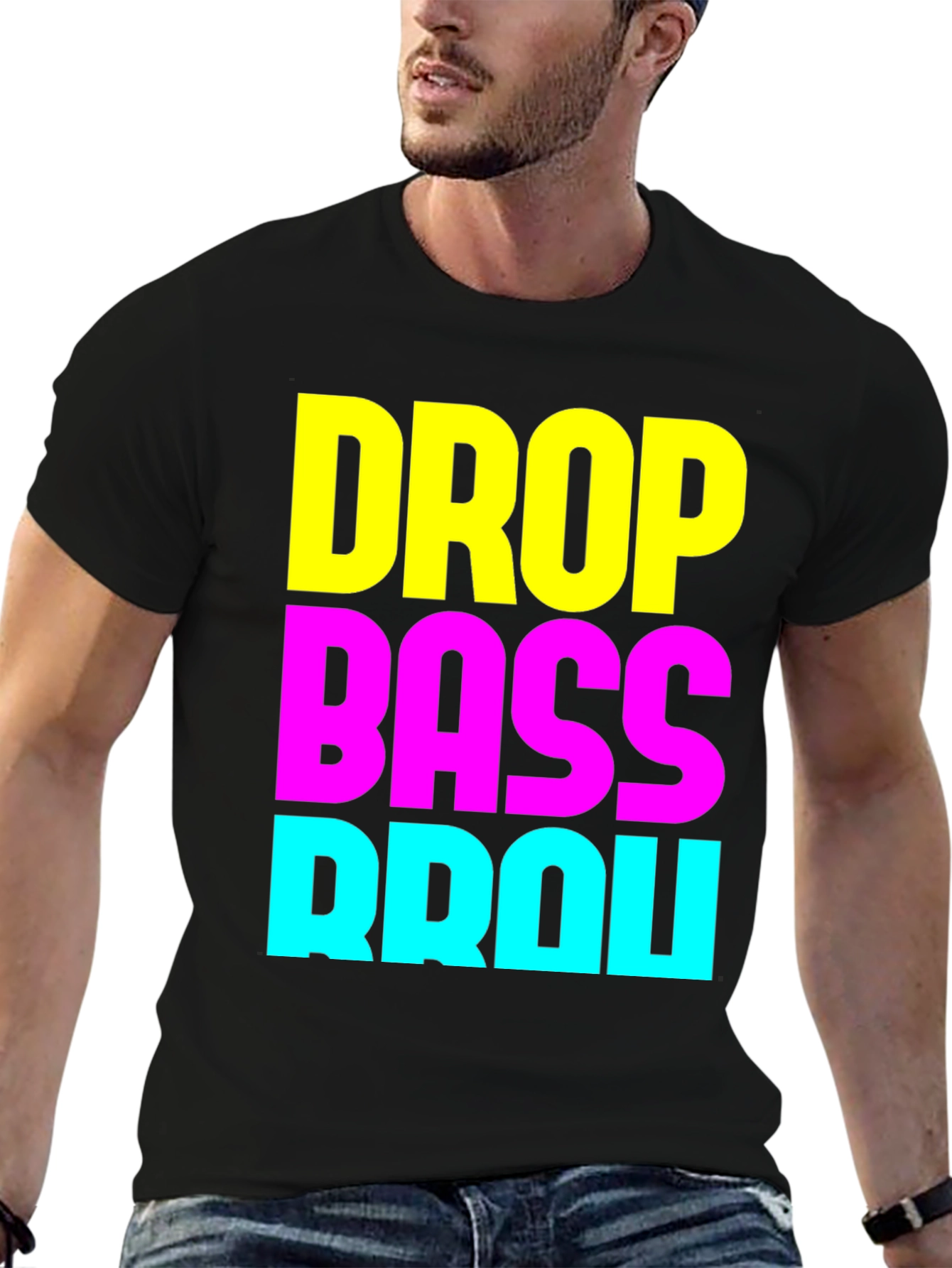 Drop Bass Brou T-Shirt - EDM Rave Party Apparel