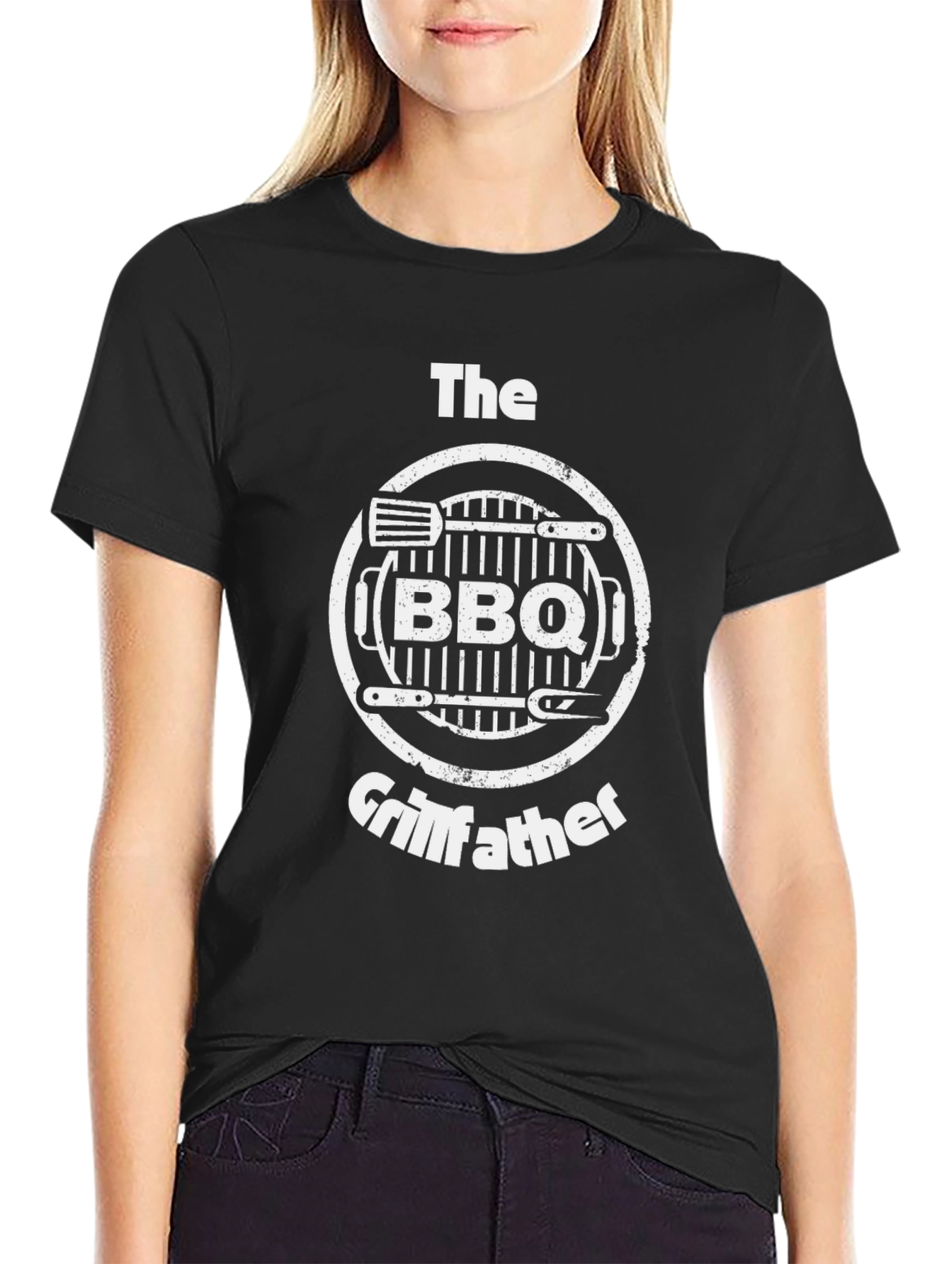 Grillfather BBQ T-Shirt - Funny Dad Grilling Tee