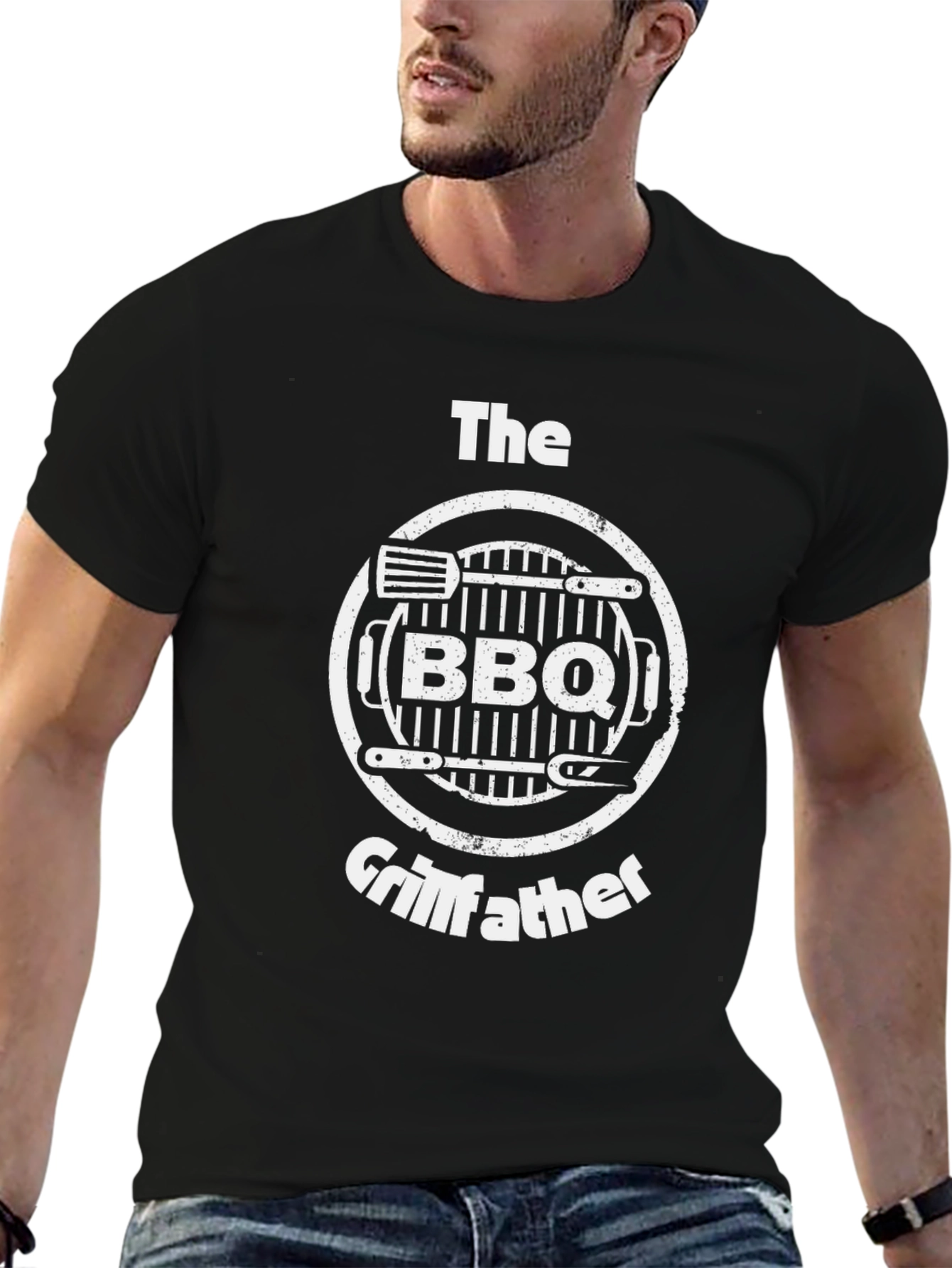 Grillfather BBQ T-Shirt - Funny Dad Grilling Tee