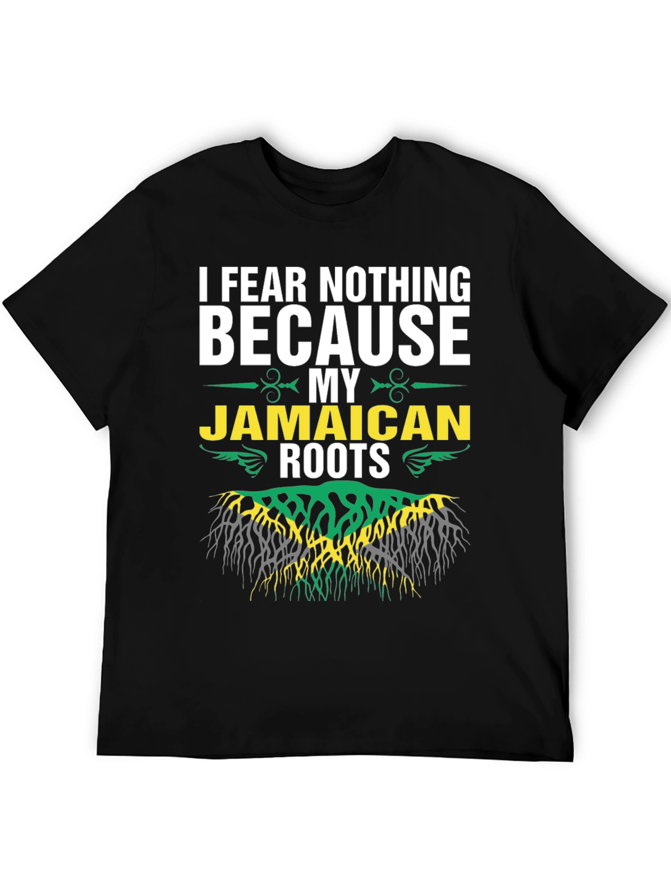 I Fear Nothing Jamaican Roots Graphic T-Shirt