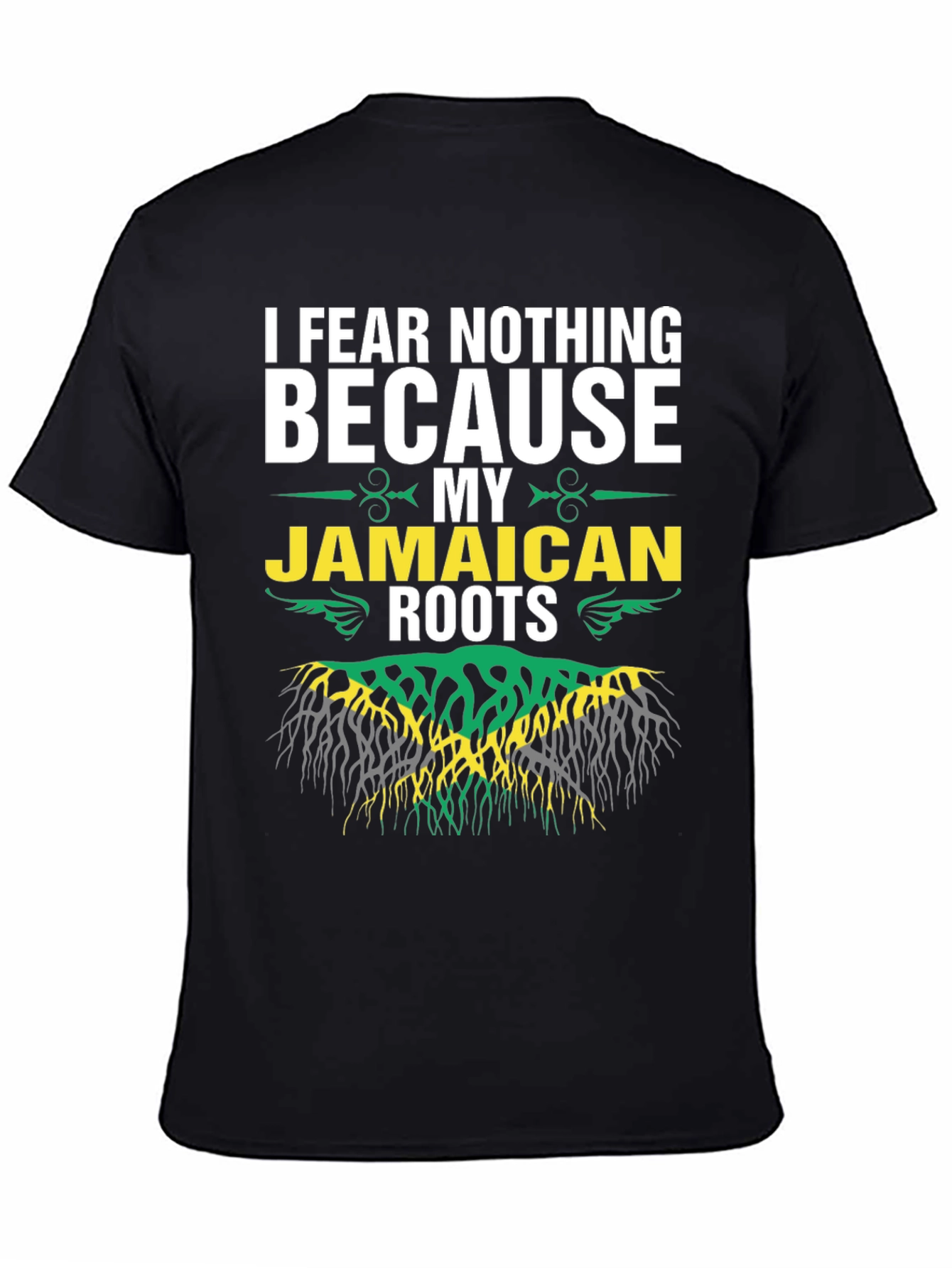 I Fear Nothing Jamaican Roots Graphic T-Shirt