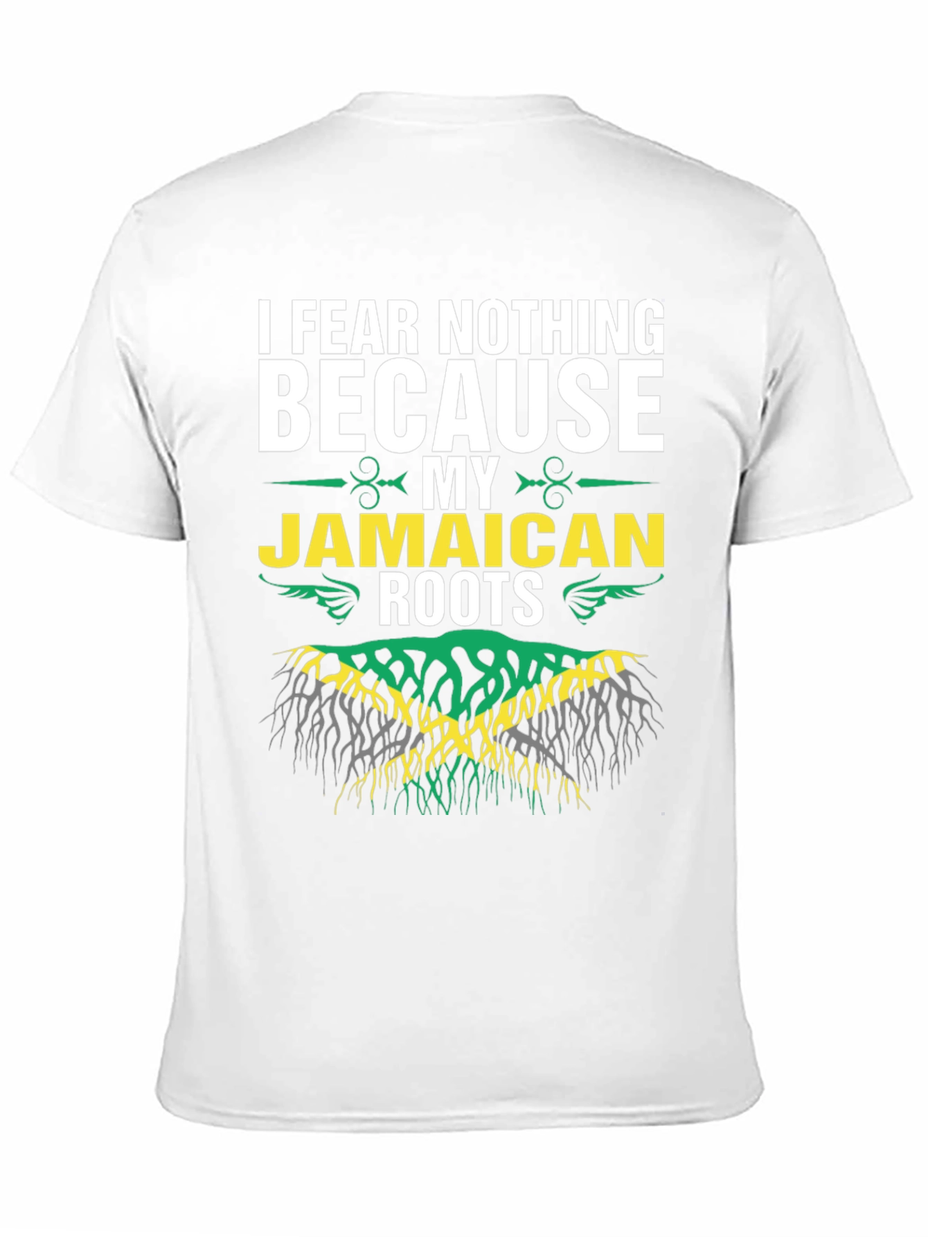I Fear Nothing Jamaican Roots Graphic T-Shirt