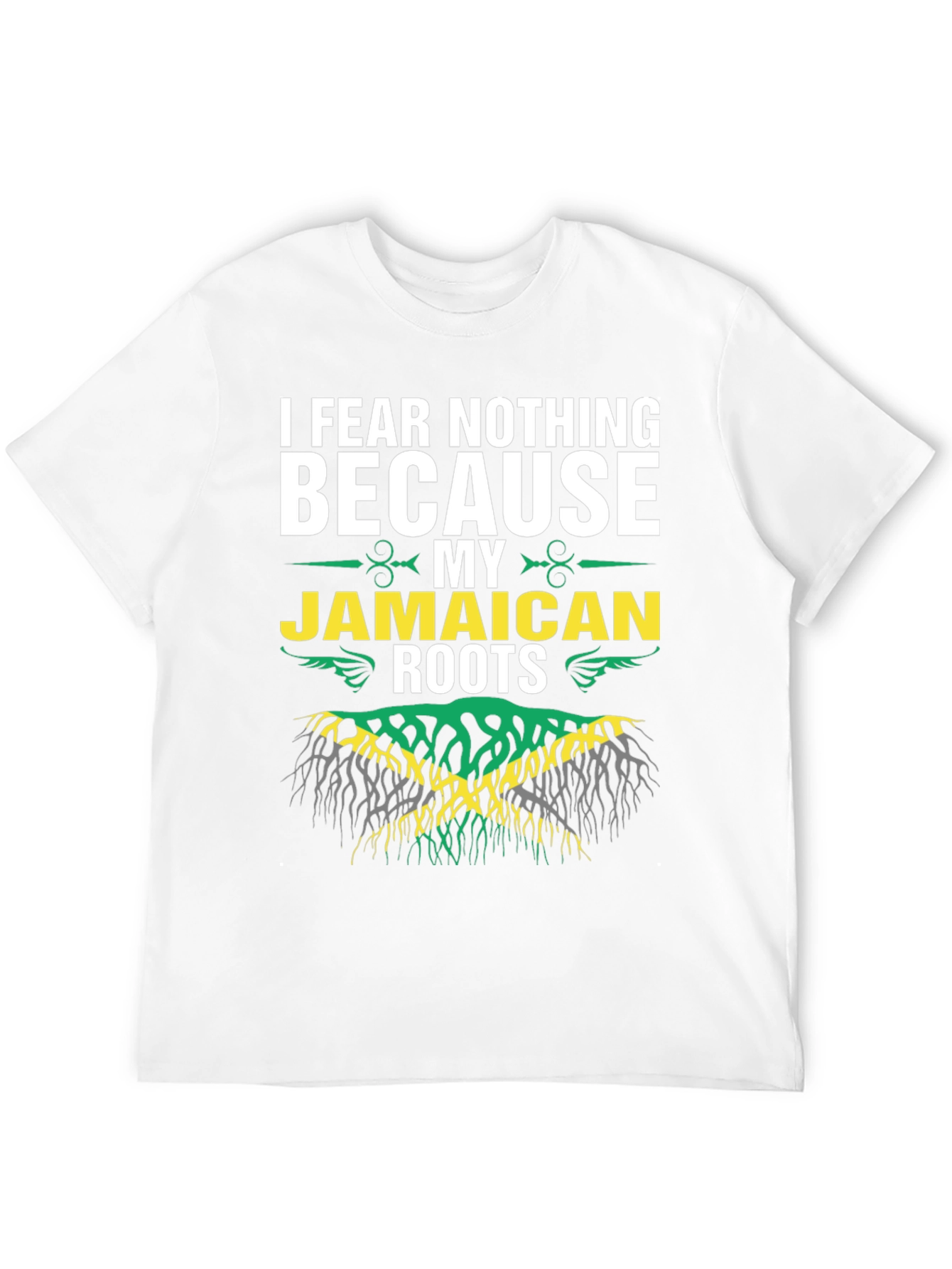 I Fear Nothing Jamaican Roots Graphic T-Shirt
