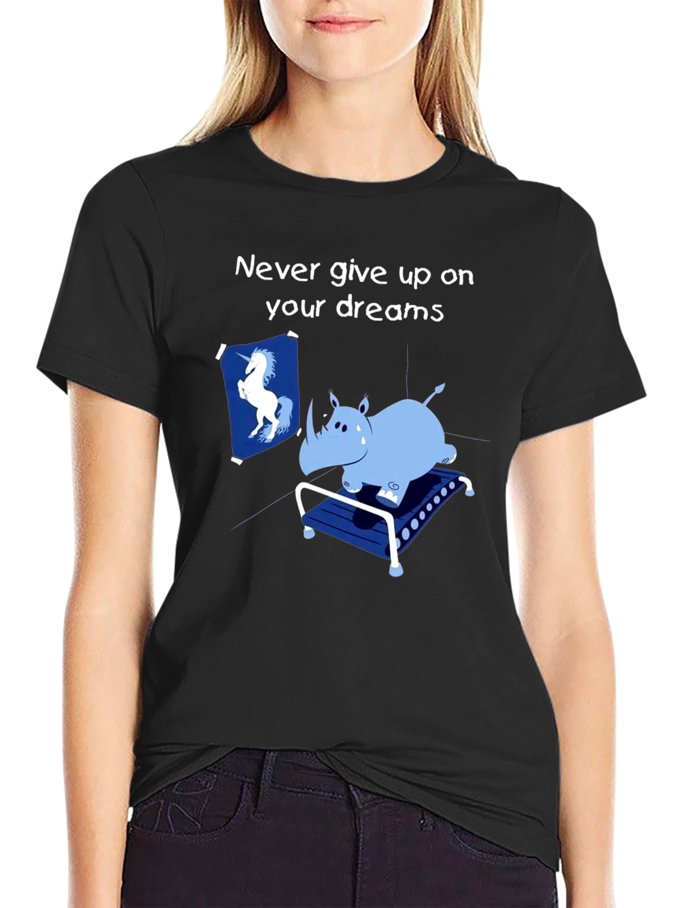 Dreamer Rhino Graphic Tee