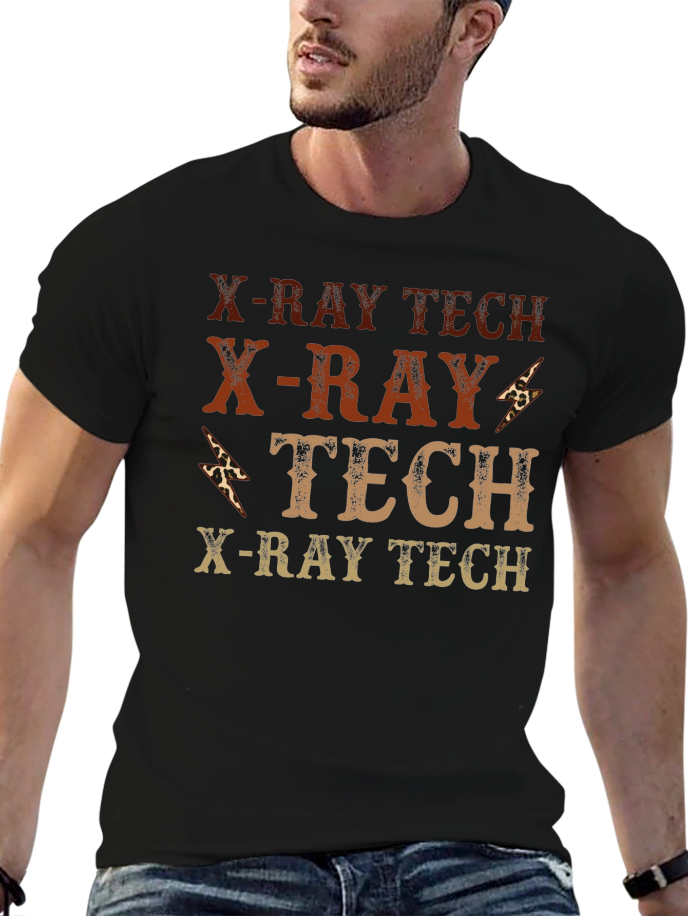 X-Ray Tech Graphic Print T-Shirt