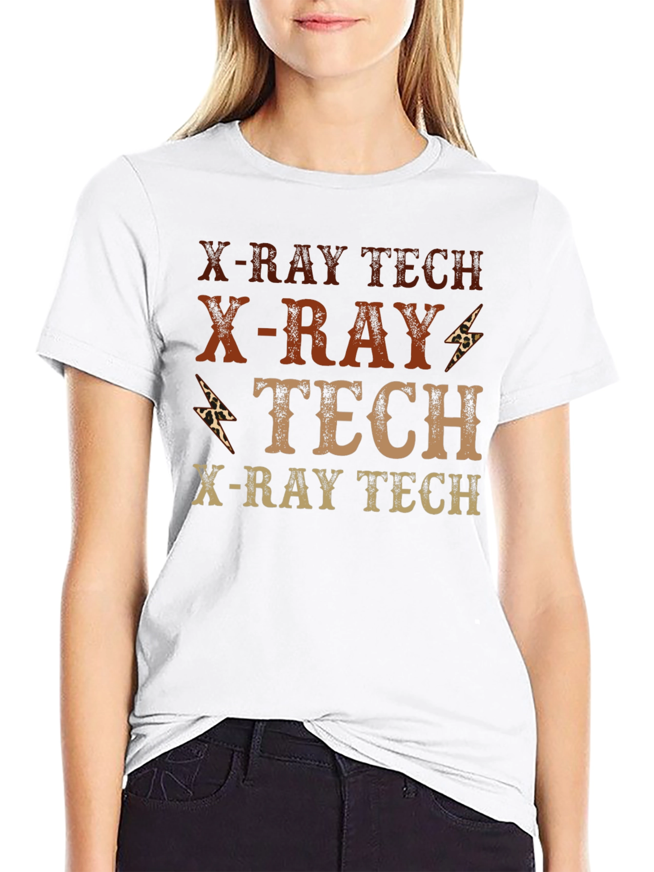 X-Ray Tech Graphic Print T-Shirt
