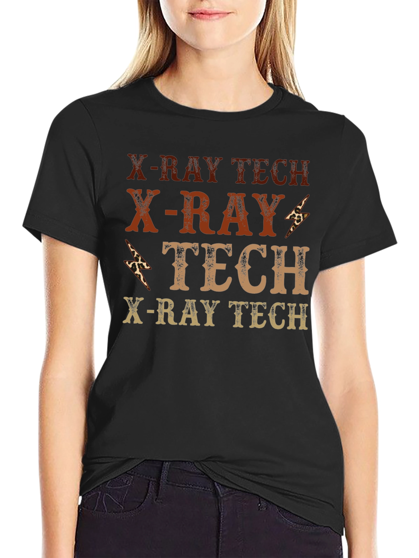 X-Ray Tech Graphic Print T-Shirt