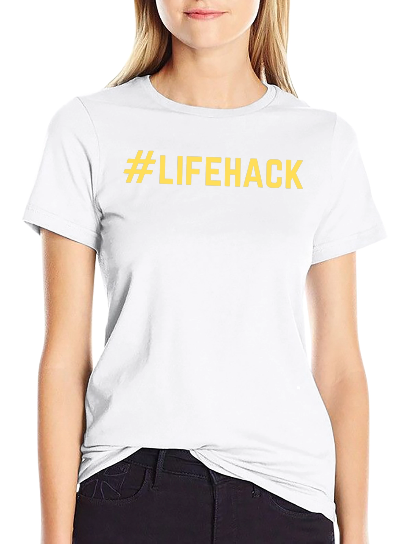 Lifehack Graphic Tee - Trendy & Comfortable
