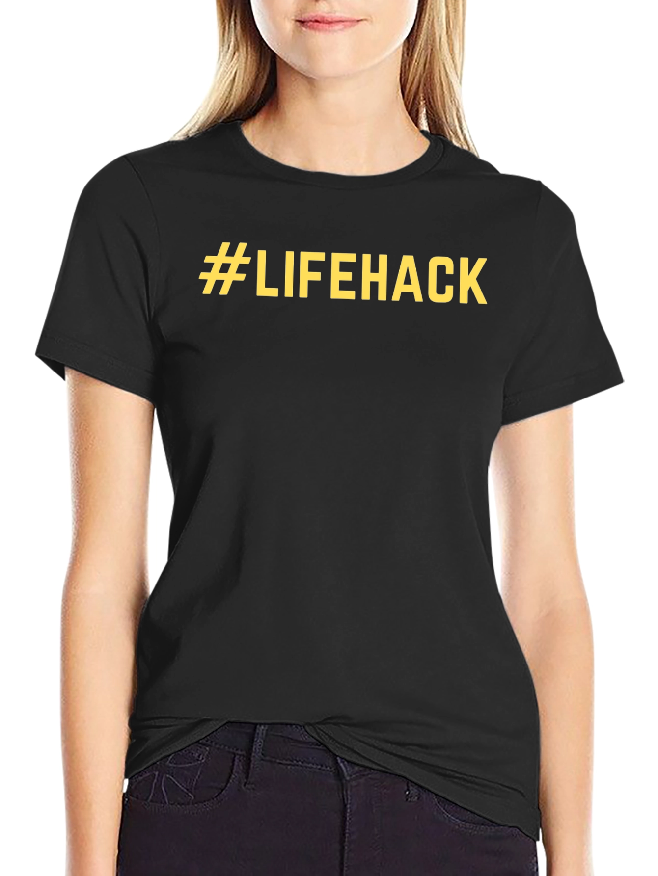 Lifehack Graphic Tee - Trendy & Comfortable