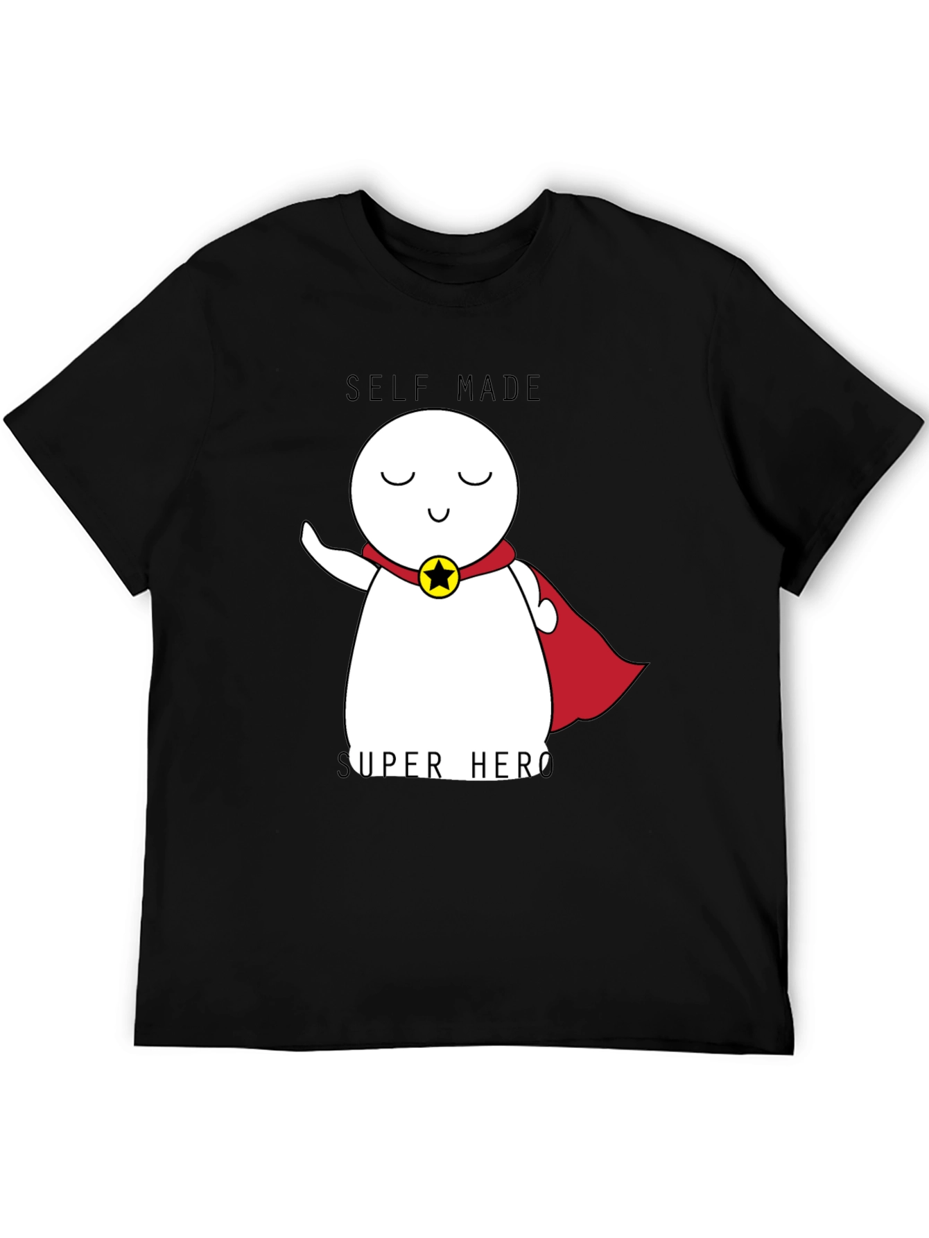 Self Made Super Hero Graphic T-Shirt