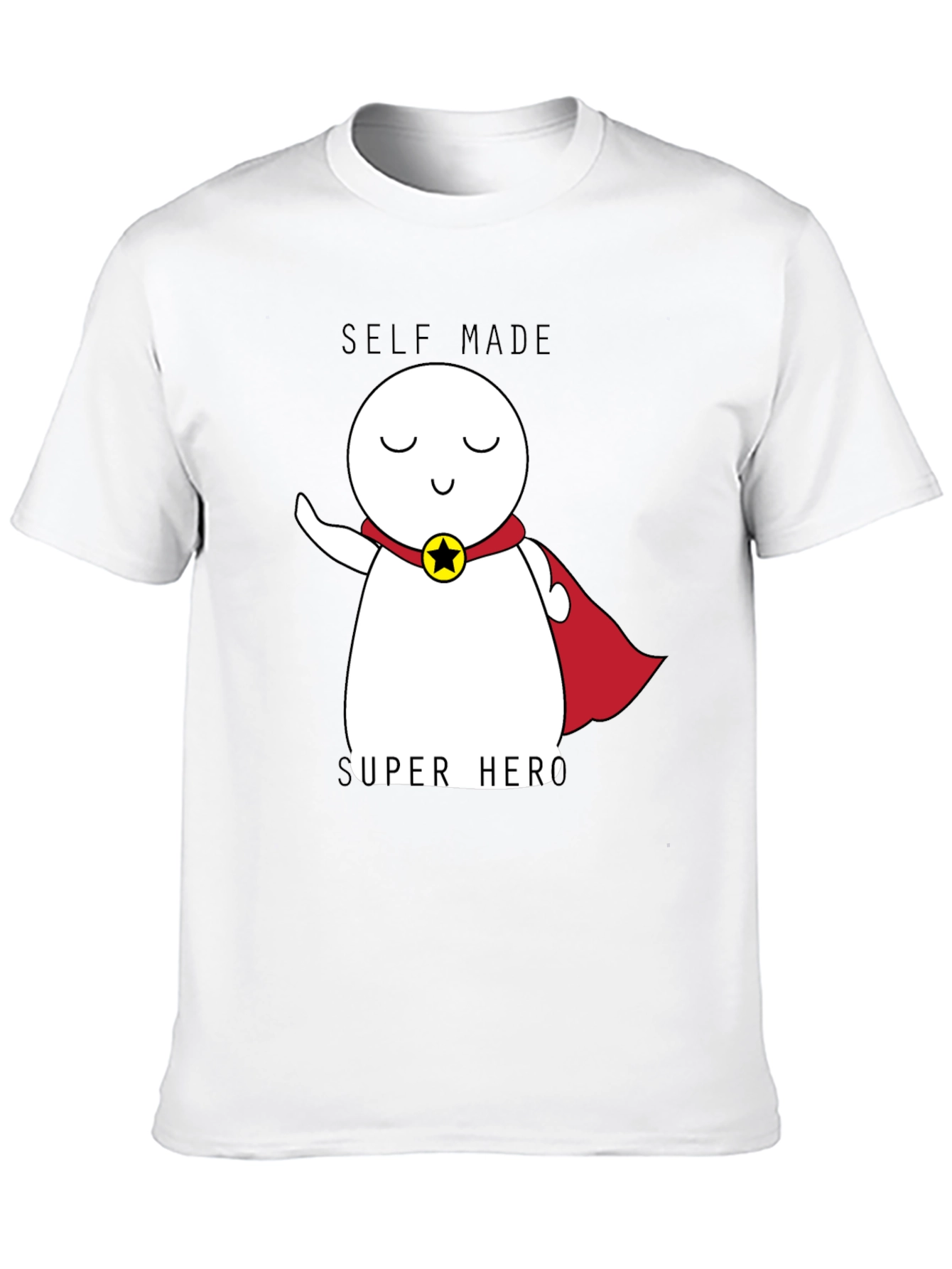 Self Made Super Hero Graphic T-Shirt