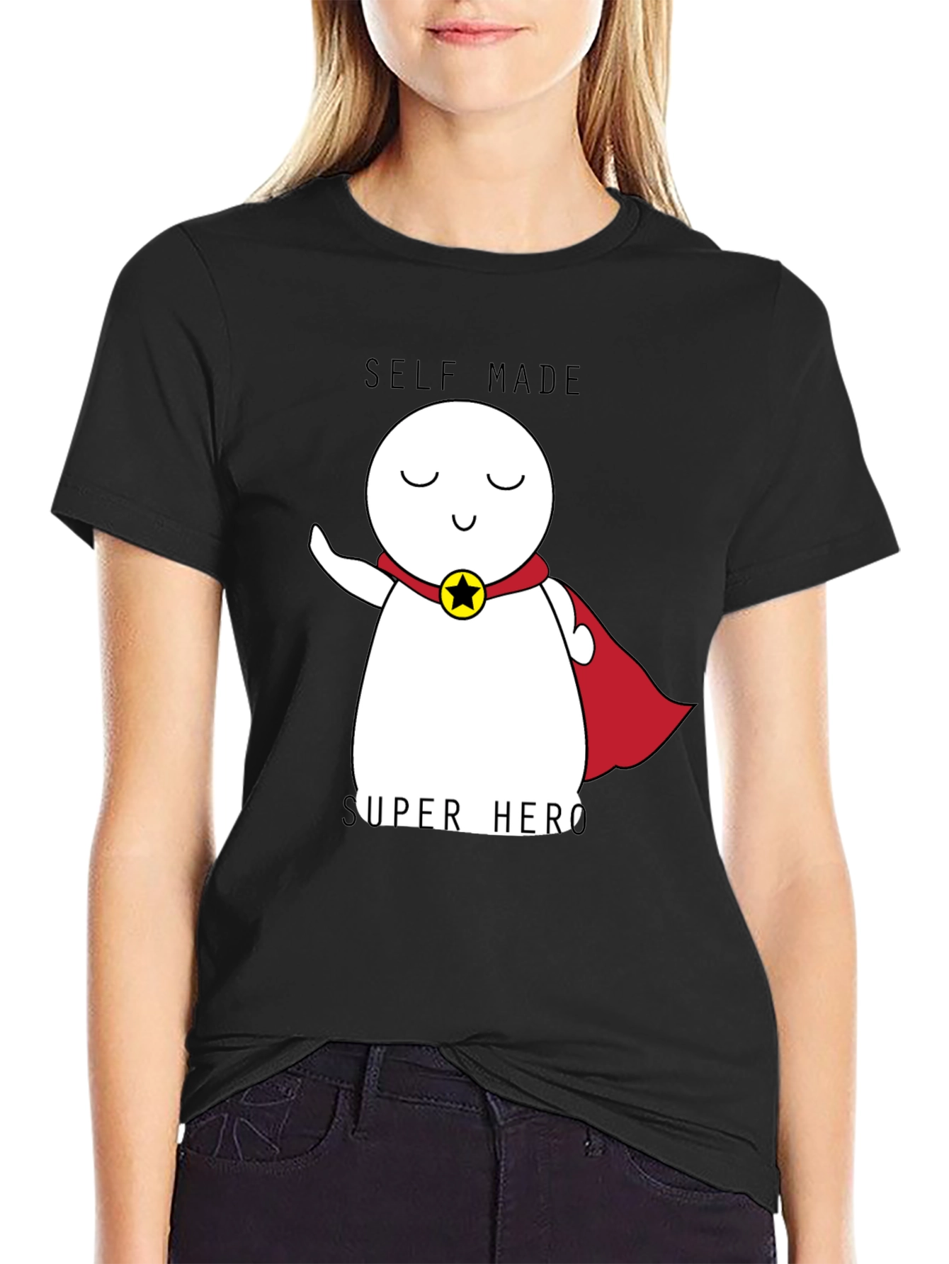 Self Made Super Hero Graphic T-Shirt