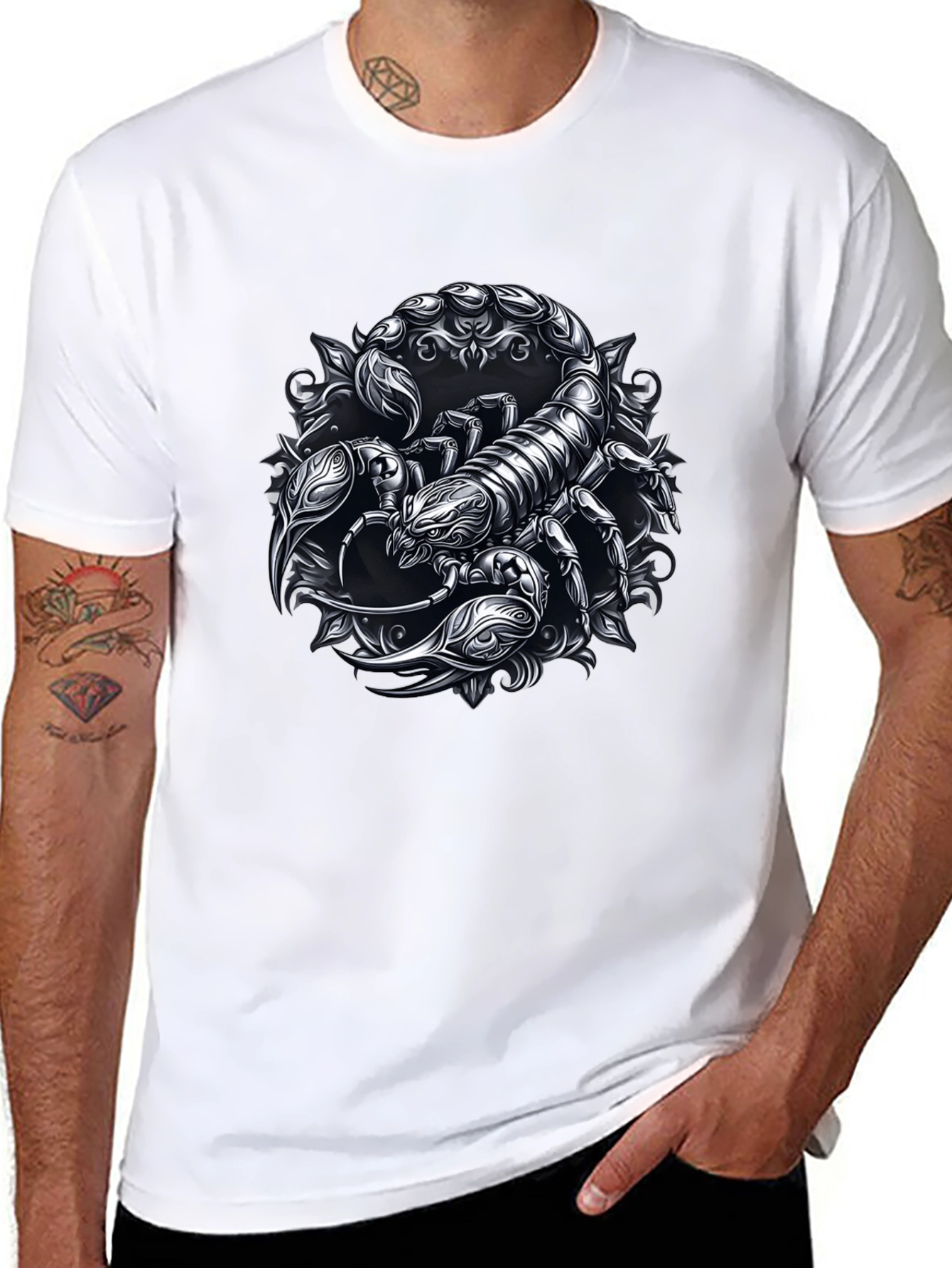 Scorpion Graphic Black T-Shirt