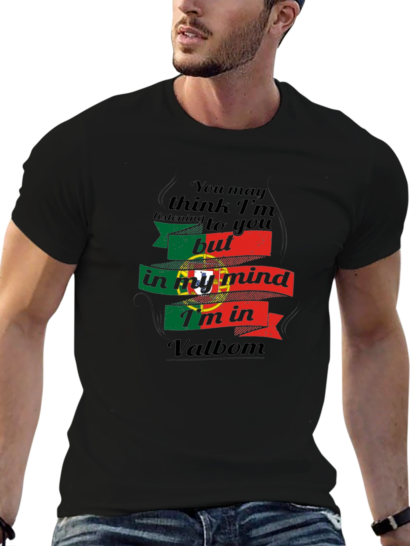 Portugal Valbom Mind T-Shirt - Black
