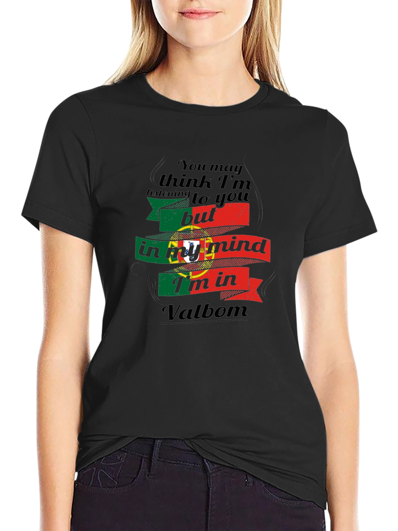 Portugal Valbom Mind T-Shirt - Black