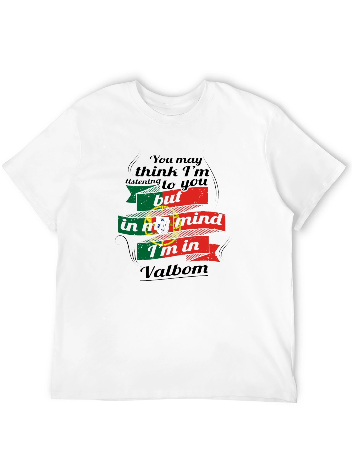 Portugal Valbom Mind T-Shirt - Black