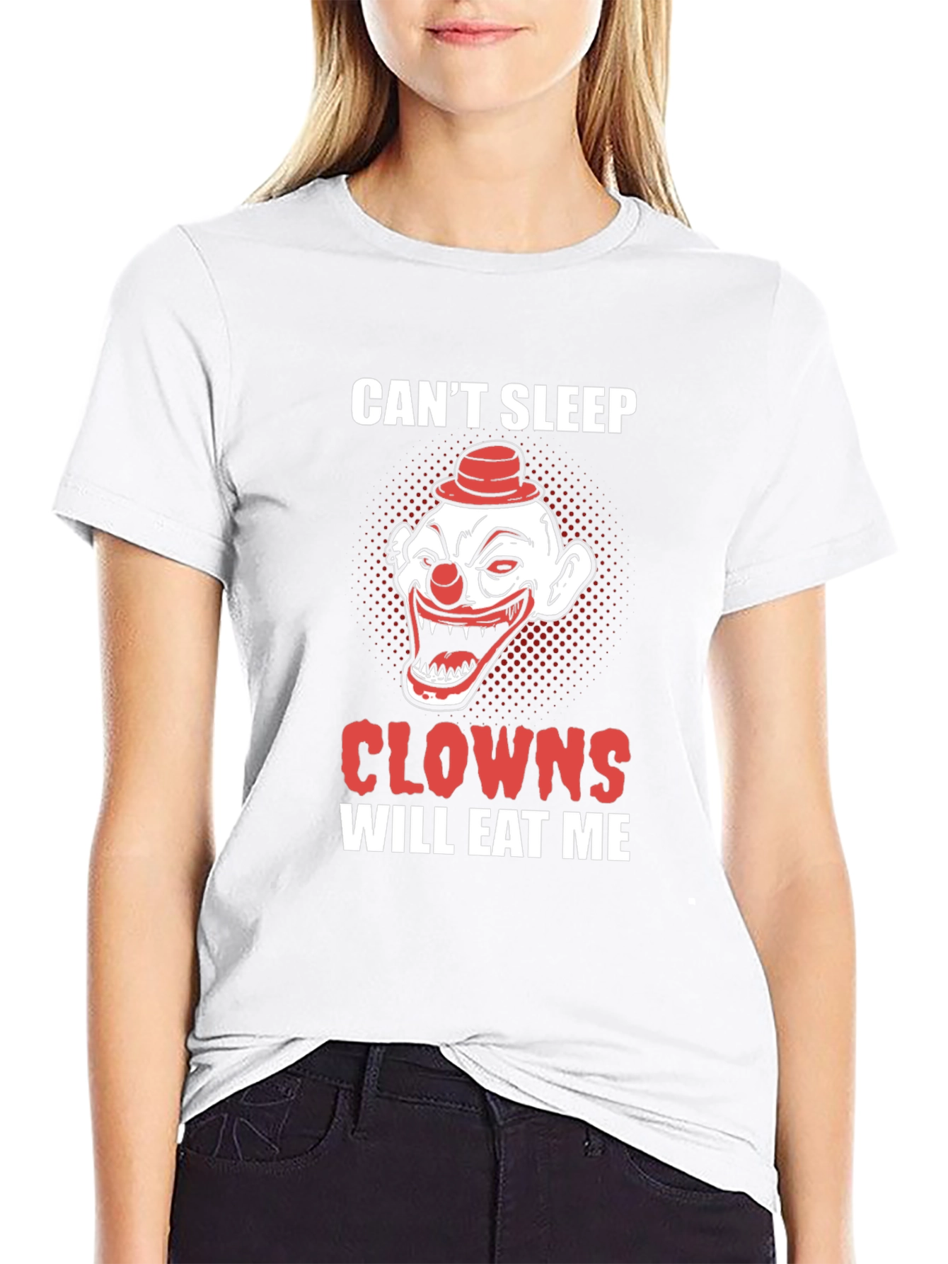 Cant Sleep Clowns Will Eat Me T-Shirt