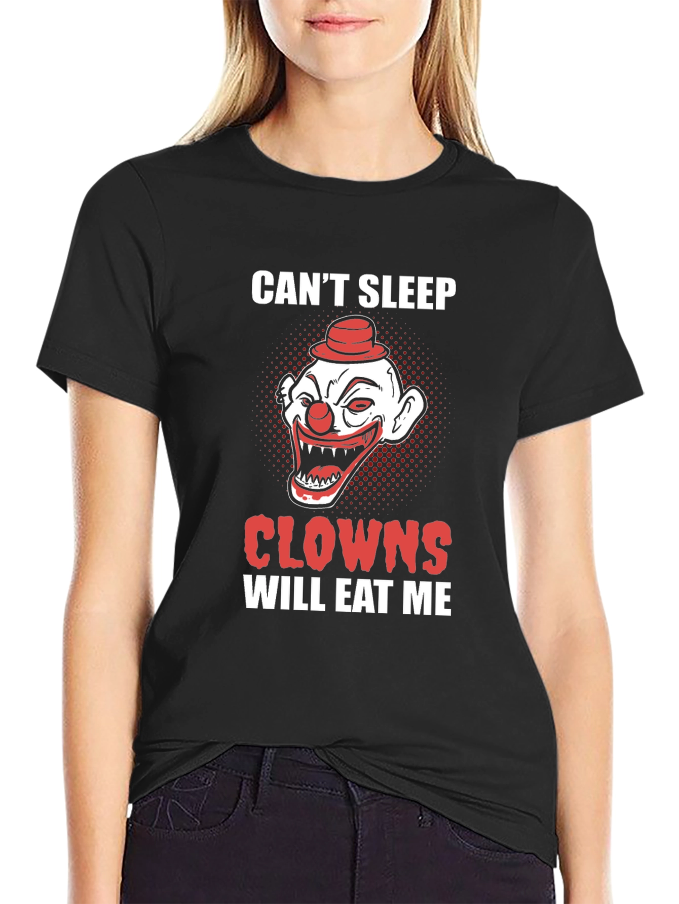 Cant Sleep Clowns Will Eat Me T-Shirt