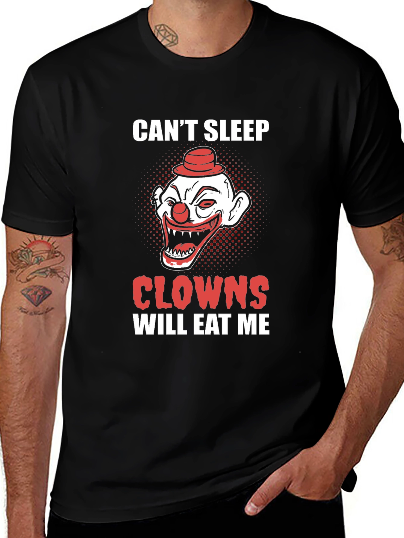 Cant Sleep Clowns Will Eat Me T-Shirt