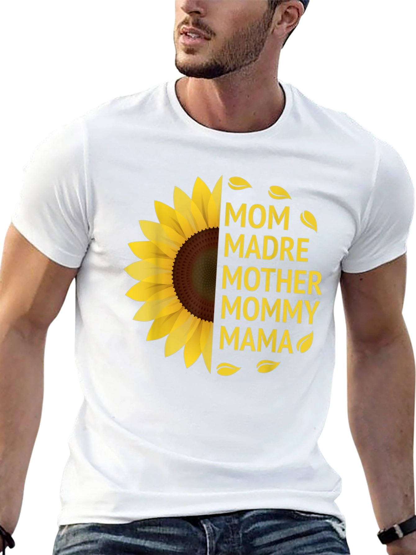 Mom Sunflower Graphic T-Shirt - Mothers Day Gift