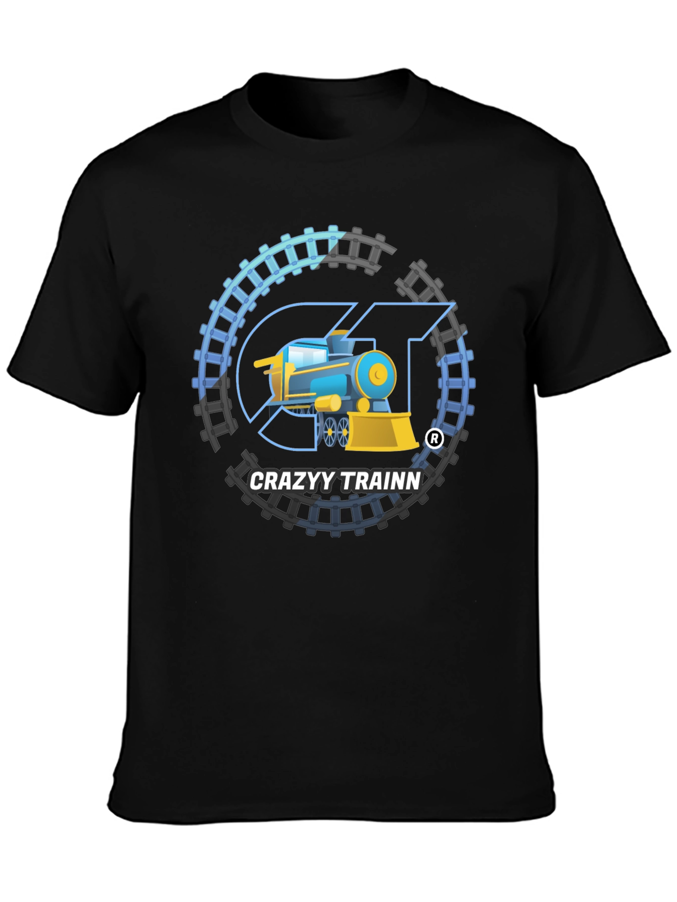 Crazyy Trainn T-Shirt: Unique Train Design
