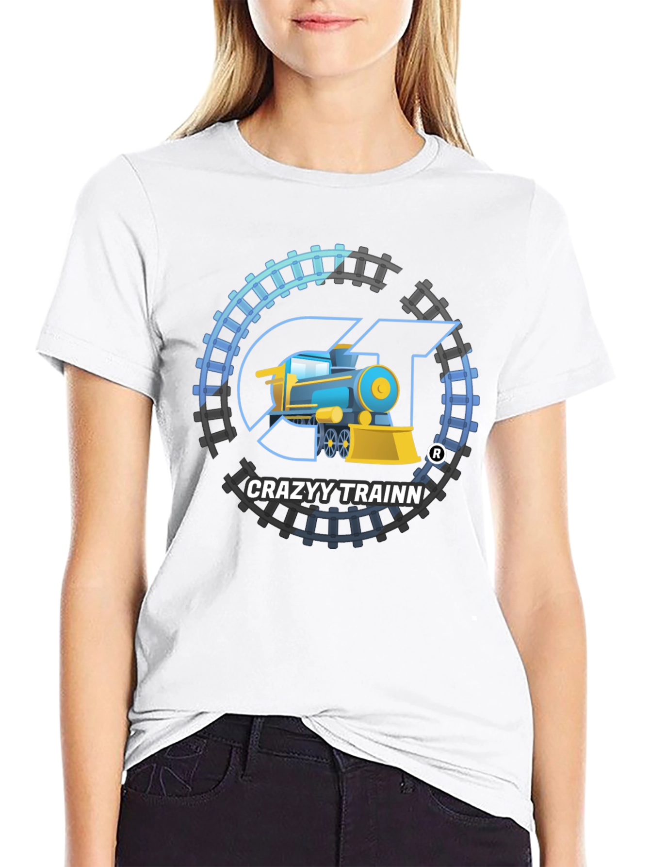 Crazyy Trainn T-Shirt: Unique Train Design