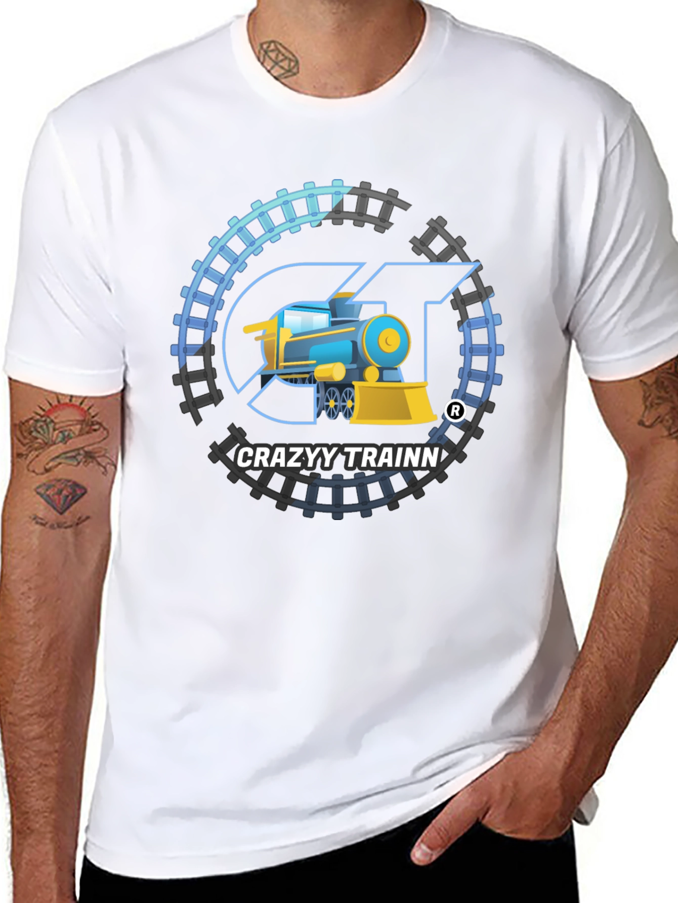 Crazyy Trainn T-Shirt: Unique Train Design