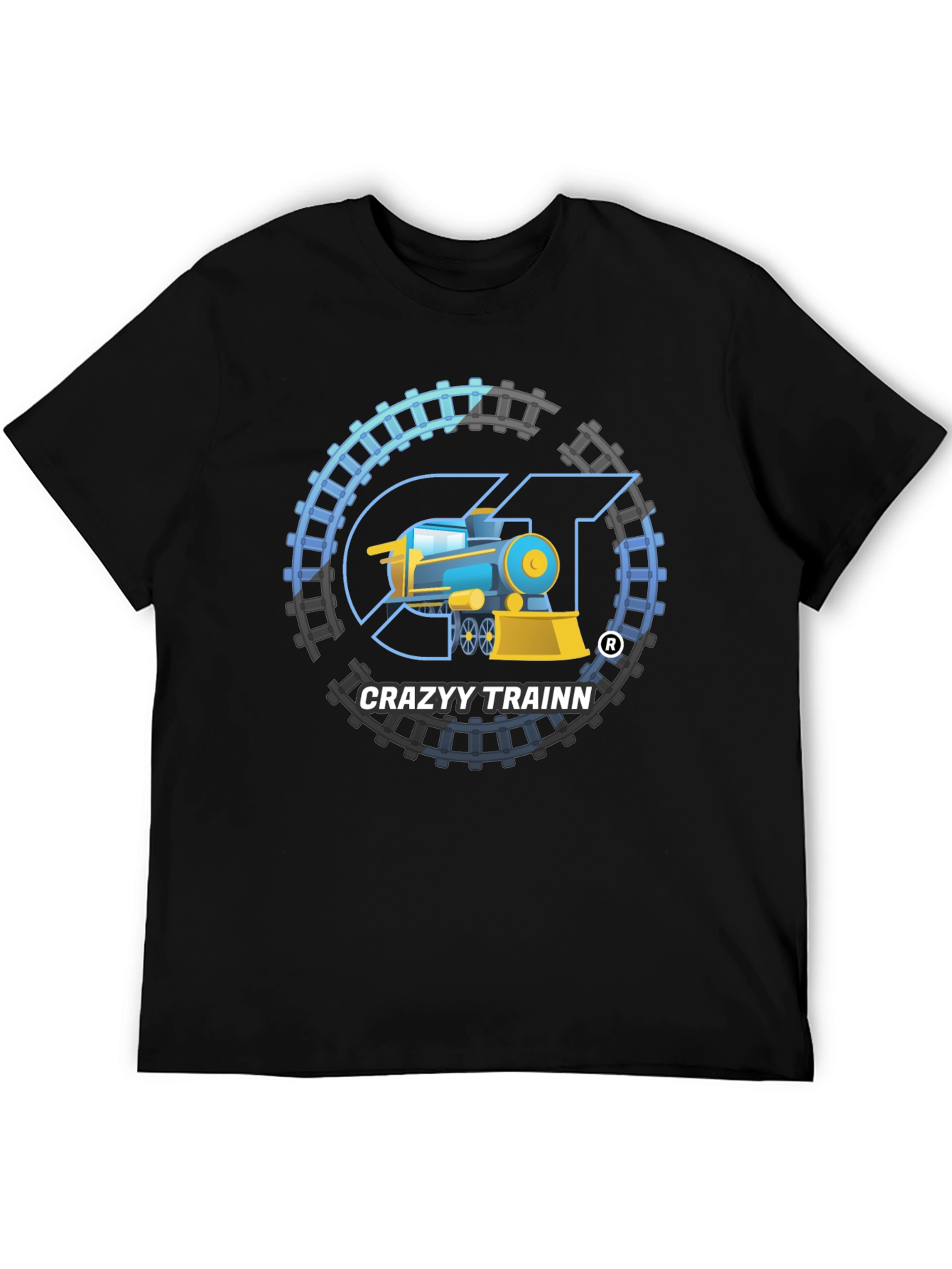 Crazyy Trainn T-Shirt: Unique Train Design