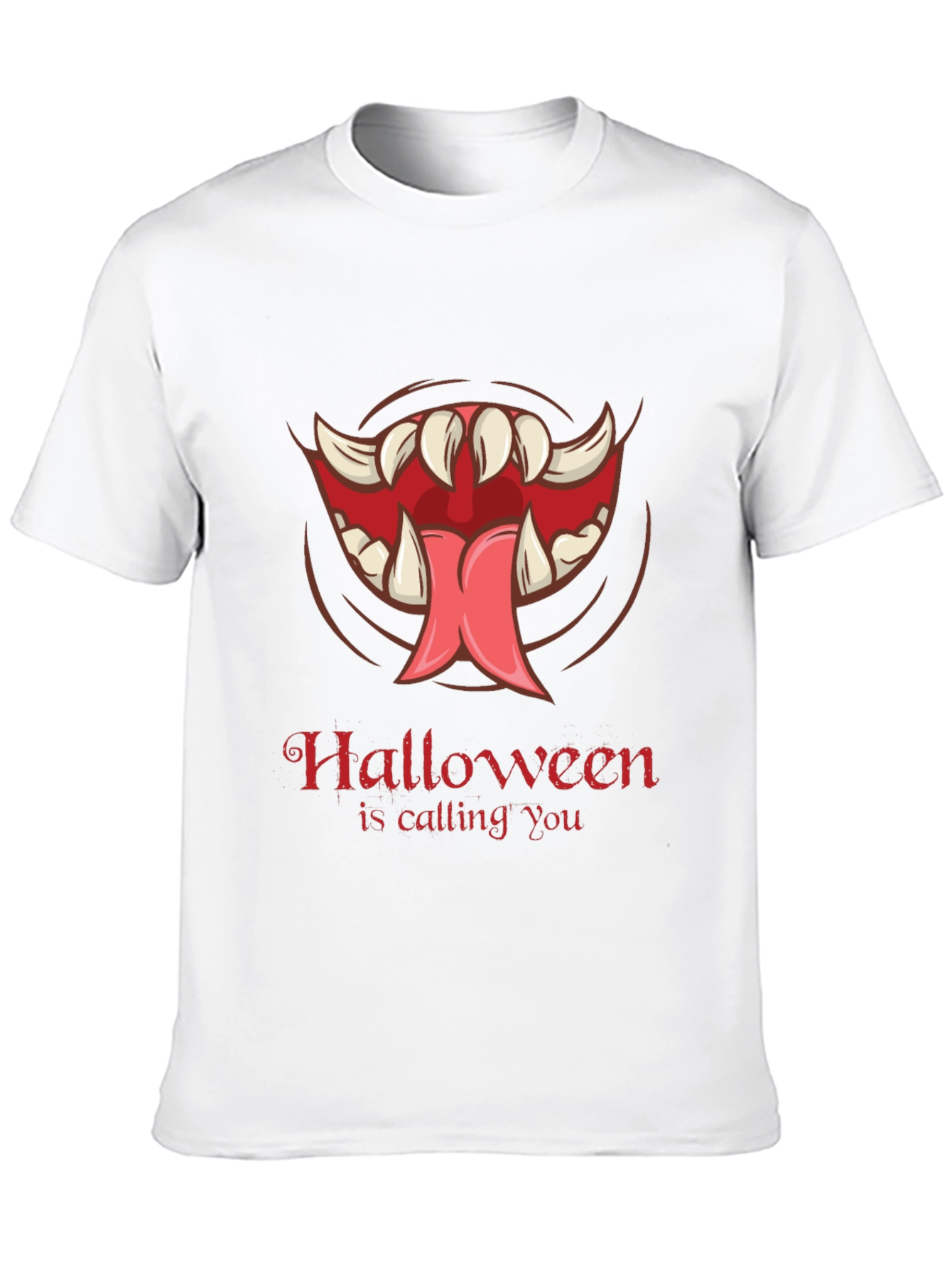 Halloween Monster Mouth Graphic Tee