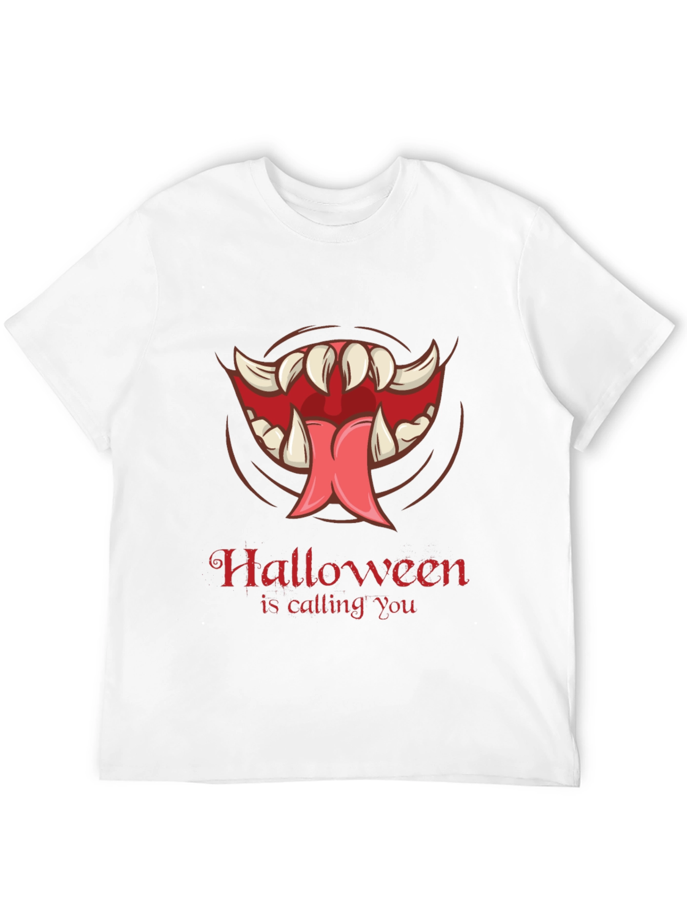 Halloween Monster Mouth Graphic Tee