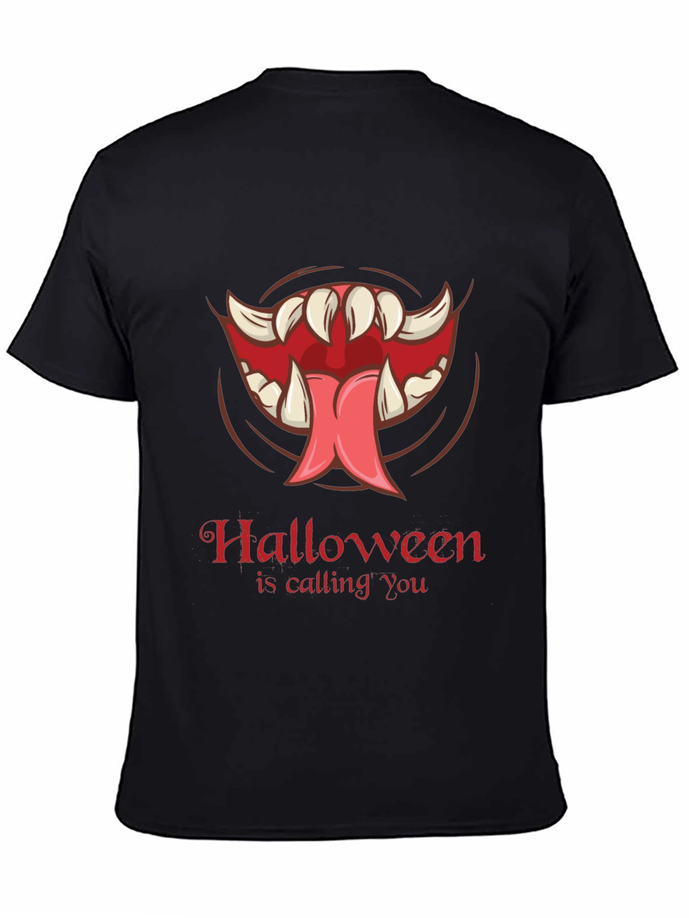 Halloween Monster Mouth Graphic Tee