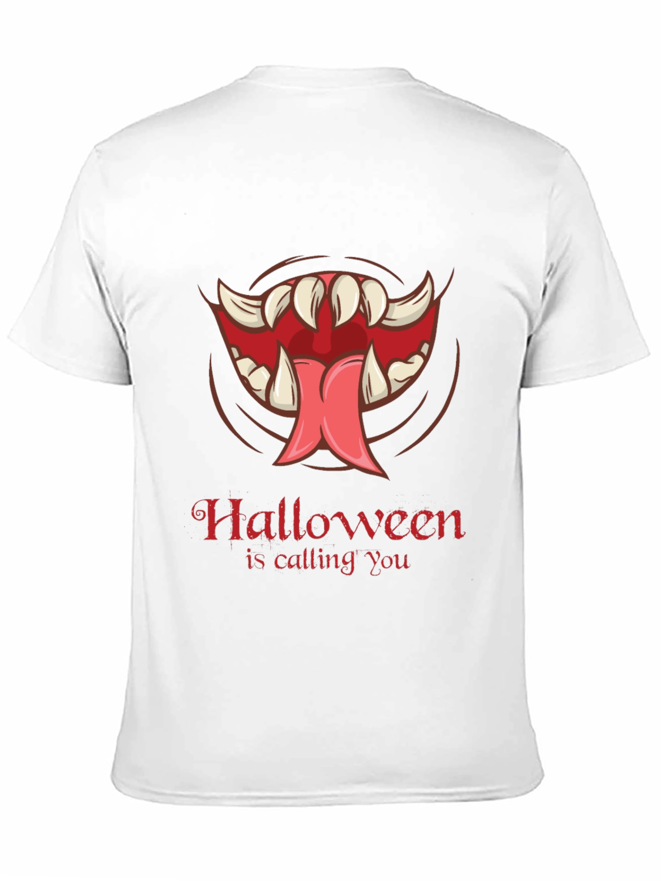 Halloween Monster Mouth Graphic Tee