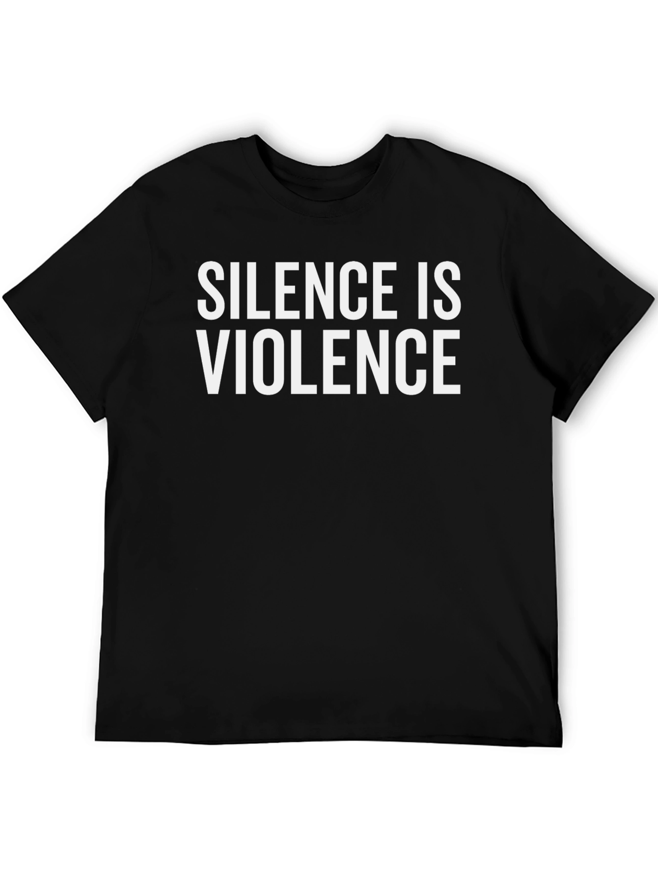 Silence is Violence Graphic Tee - Black