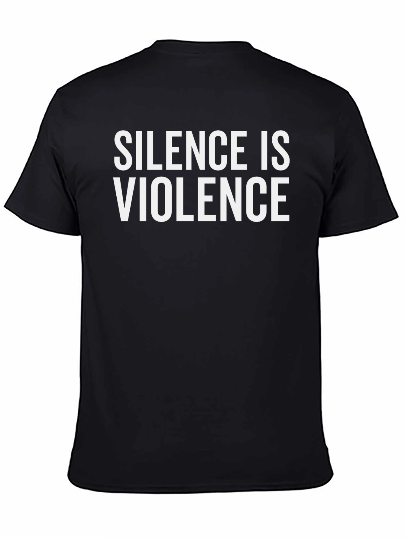 Silence is Violence Graphic Tee - Black