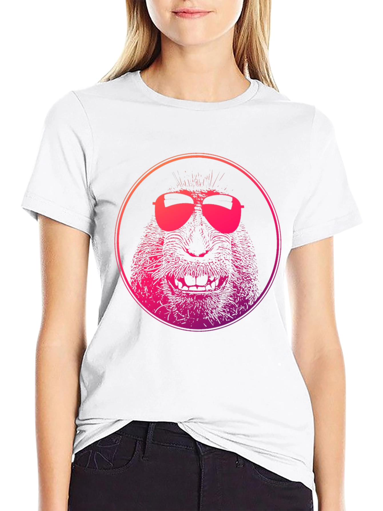 Cool Monkey Graphic Tee - Mens Black T-Shirt