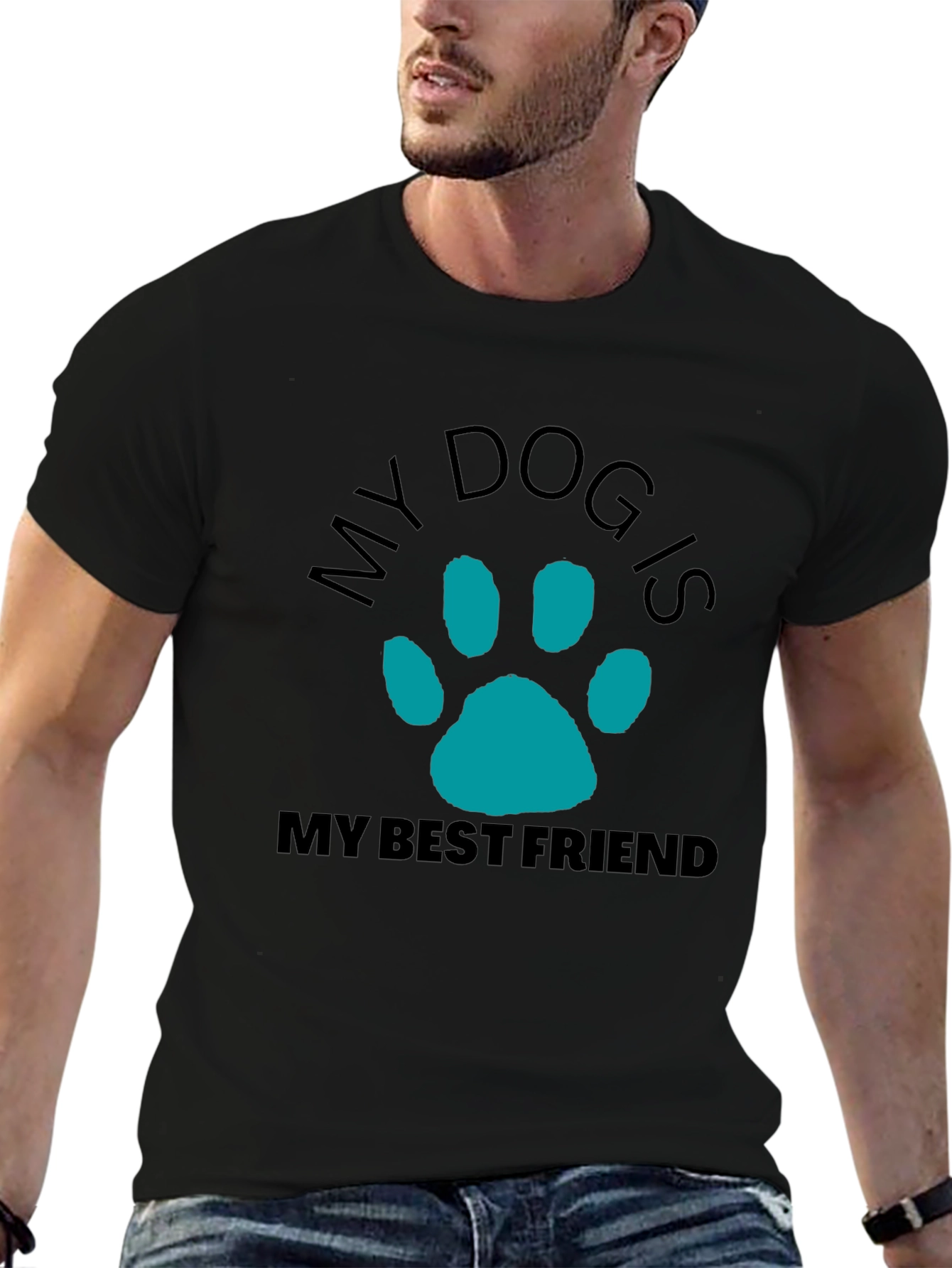 My Dog Is My Best Friend Graphic T-Shirt
