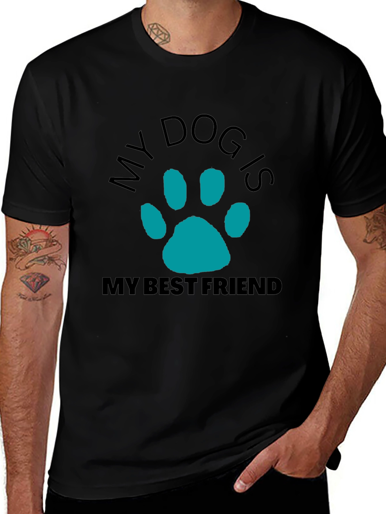 My Dog Is My Best Friend Graphic T-Shirt