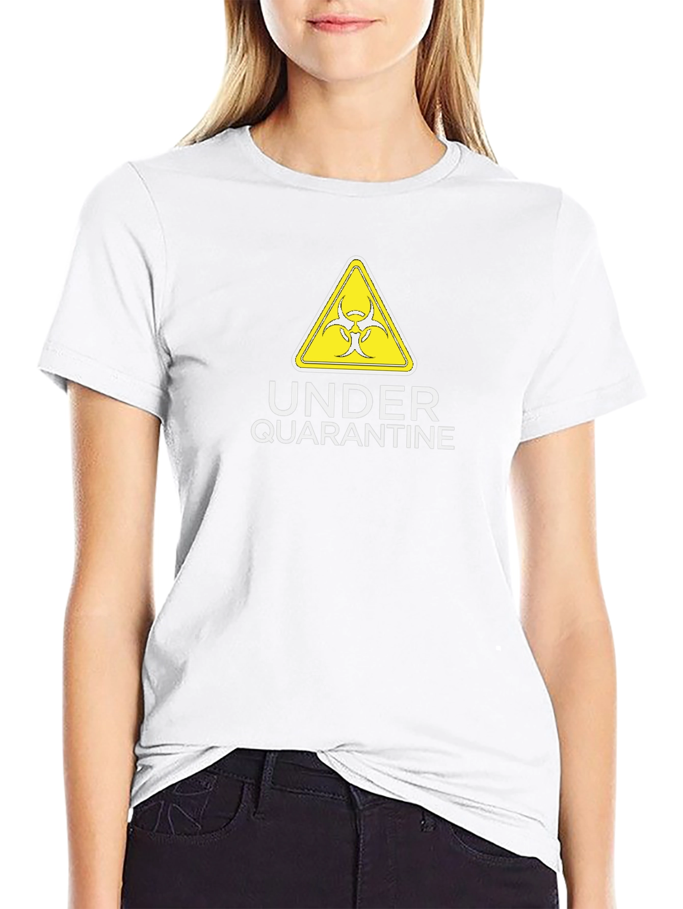 Under Quarantine T-Shirt Biohazard Graphic Tee