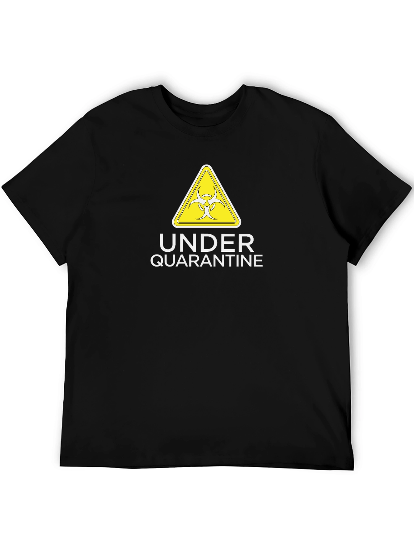 Under Quarantine T-Shirt Biohazard Graphic Tee