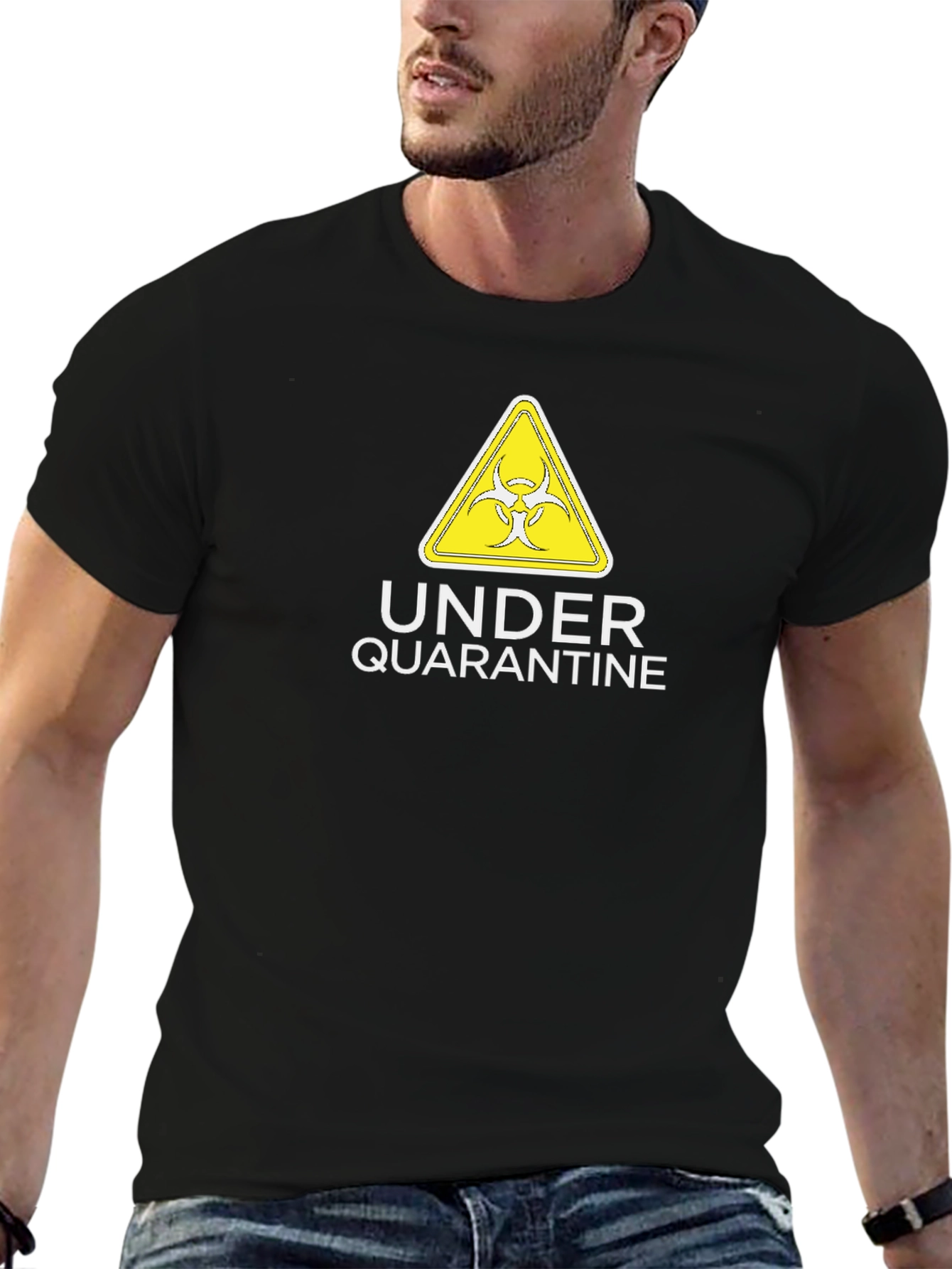 Under Quarantine T-Shirt Biohazard Graphic Tee
